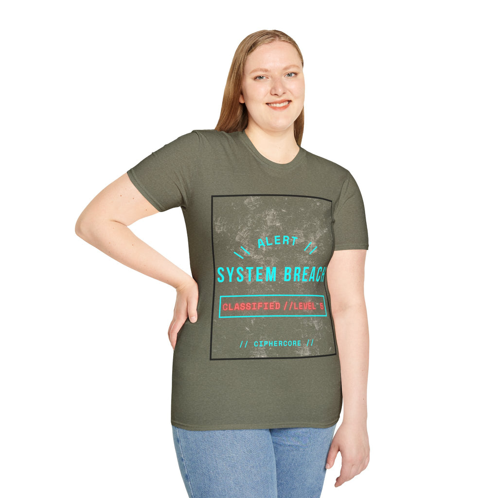 CipherCore System Breach Graphic Tee | Digital-Era Identity Wear