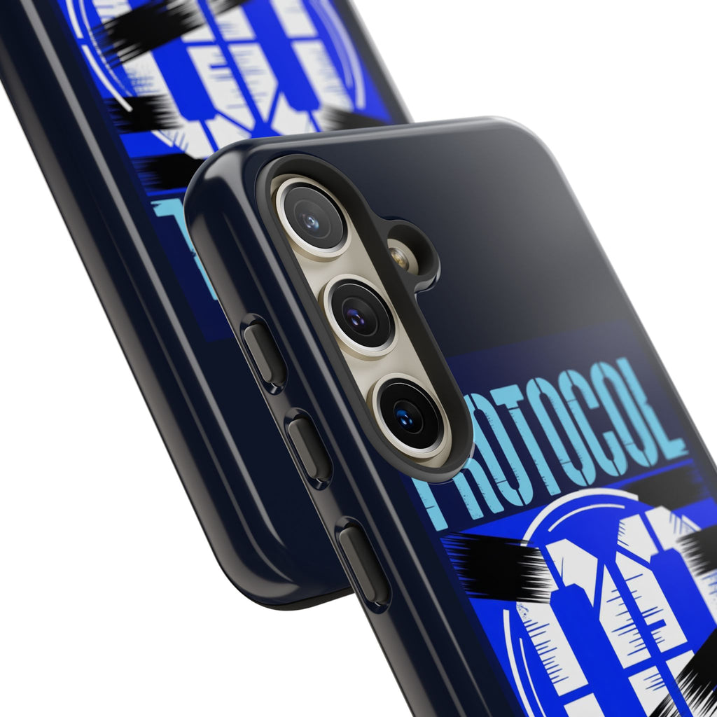 CipherCore Redacted Dual-Layer Phone Case | Digital-Era Identity Accessory