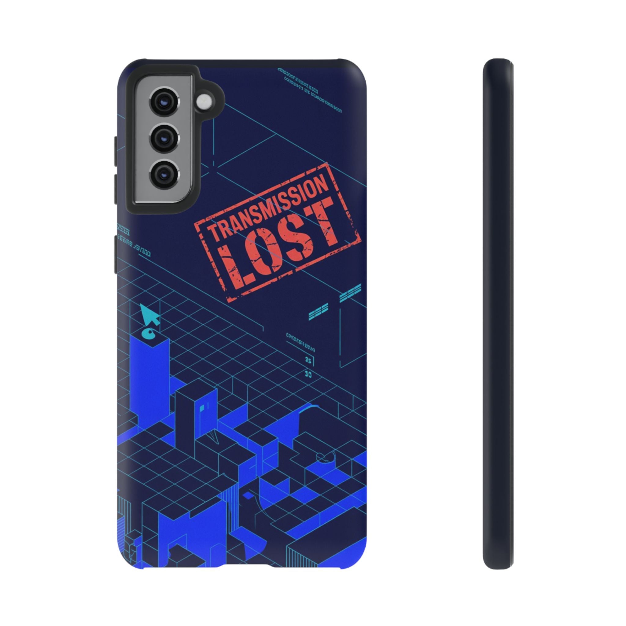 CipherCore Signal Void Flexi Phone Case | Digital-Era Identity Accessory