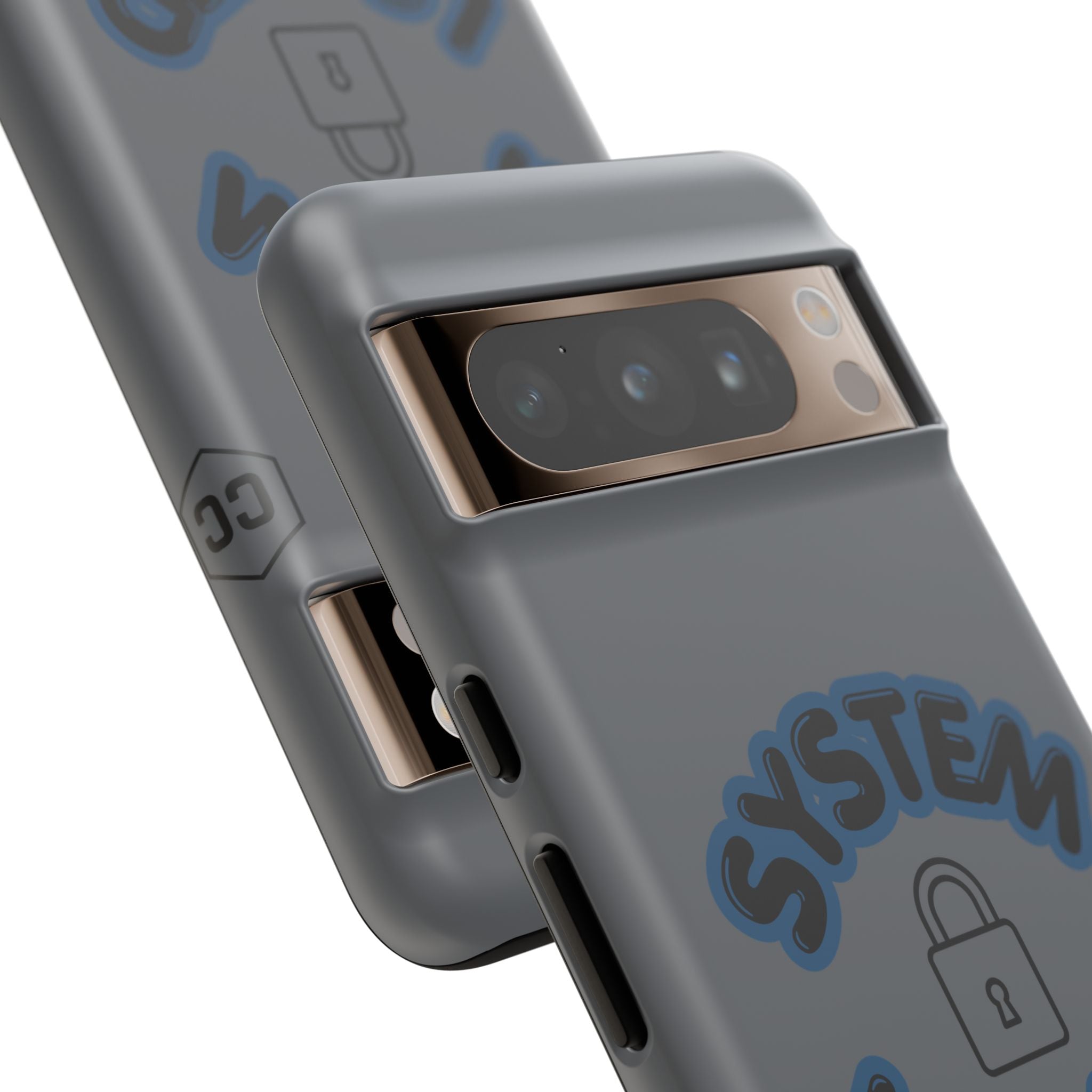 CipherCore System Locked Dual-Layer Phone Case | Digital-Era Identity Accessory