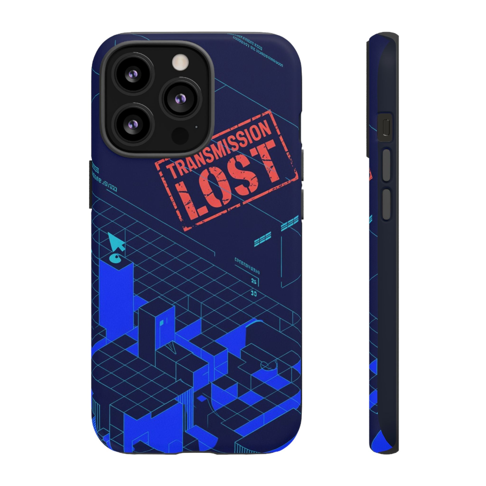 CipherCore Signal Void Flexi Phone Case | Digital-Era Identity Accessory