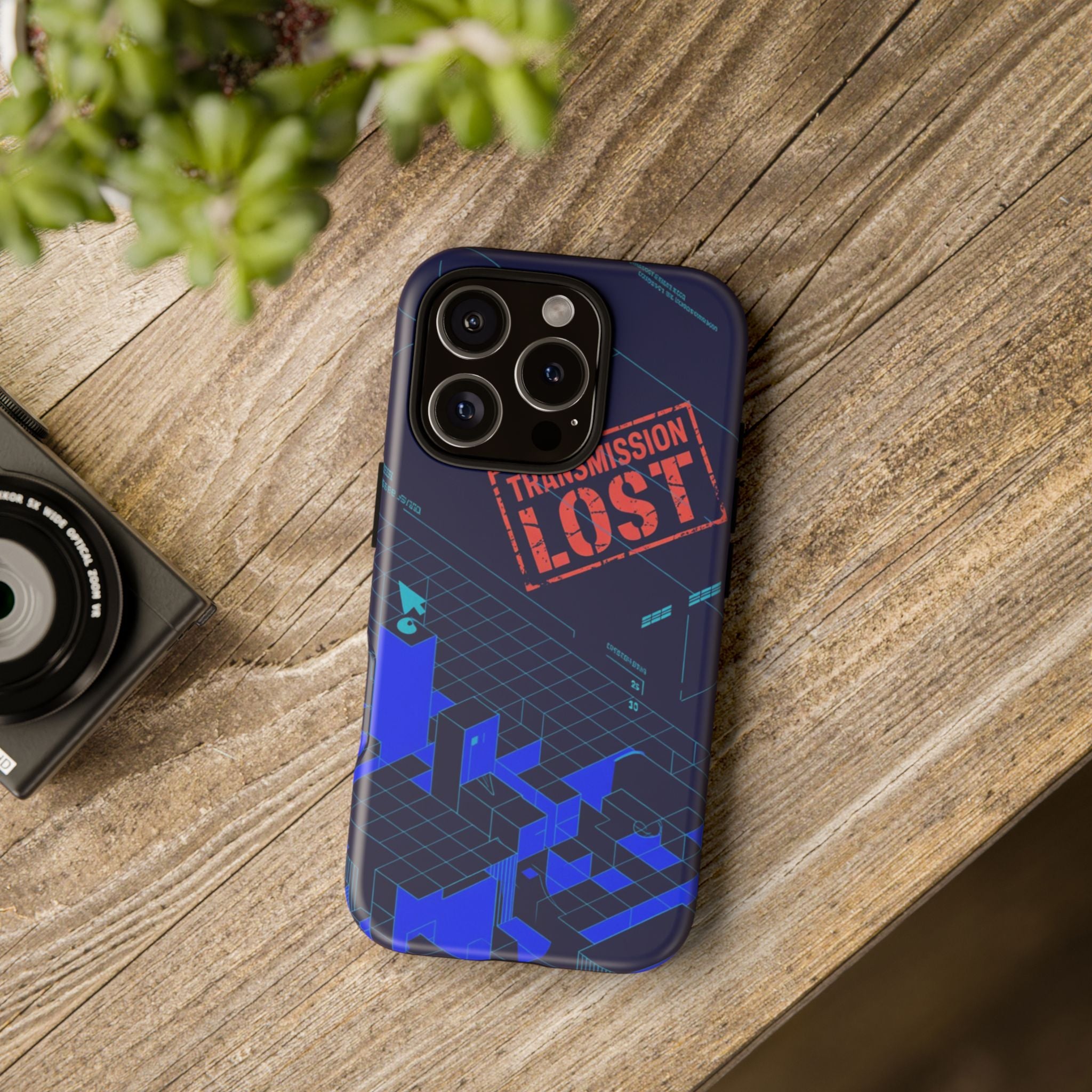 CipherCore Signal Void Flexi Phone Case | Digital-Era Identity Accessory