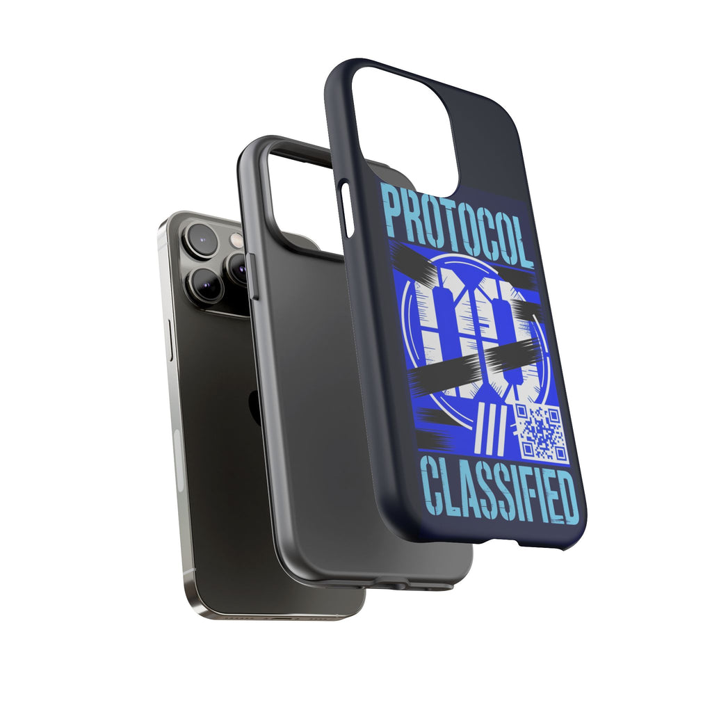 CipherCore Redacted Dual-Layer Phone Case | Digital-Era Identity Accessory