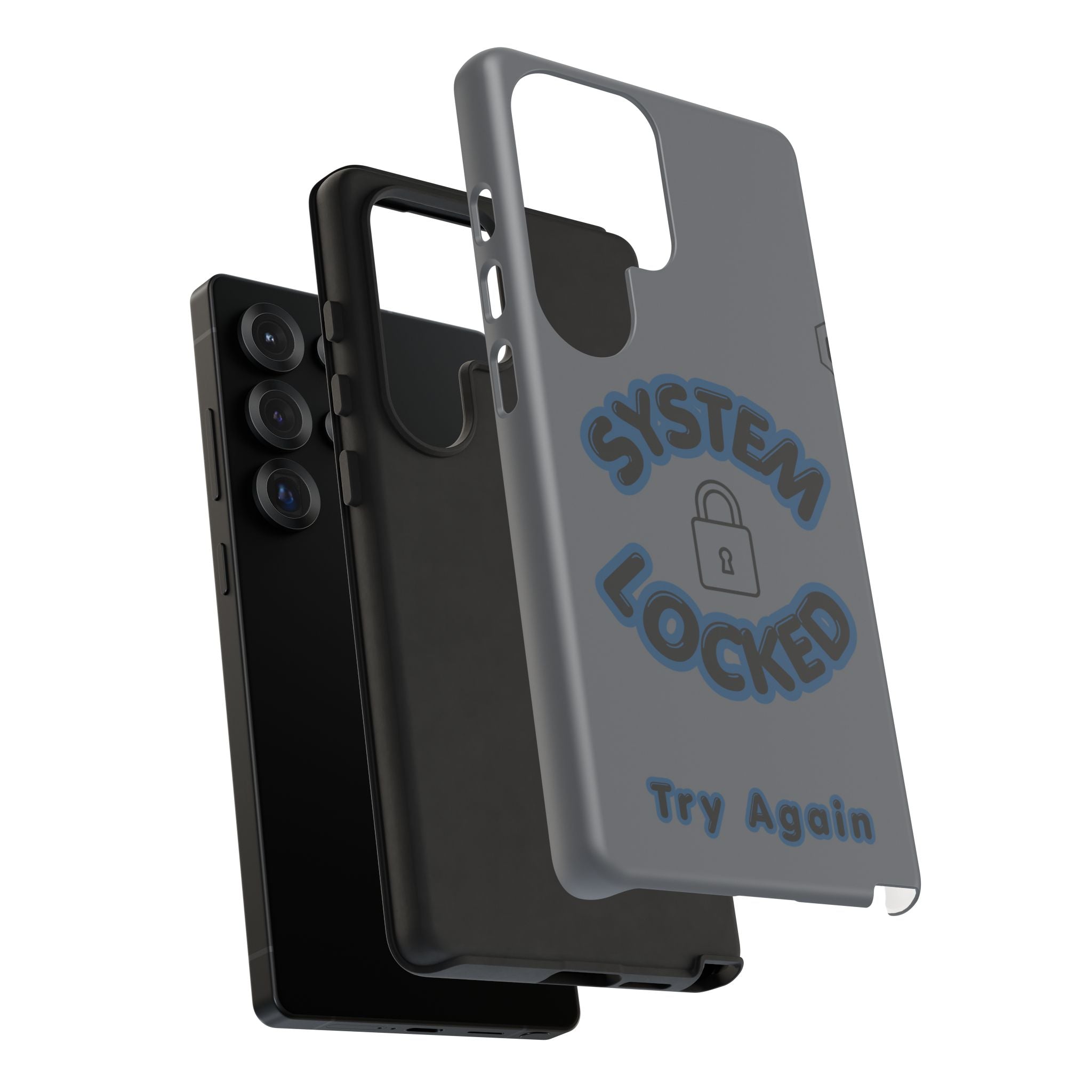 CipherCore System Locked Dual-Layer Phone Case | Digital-Era Identity Accessory