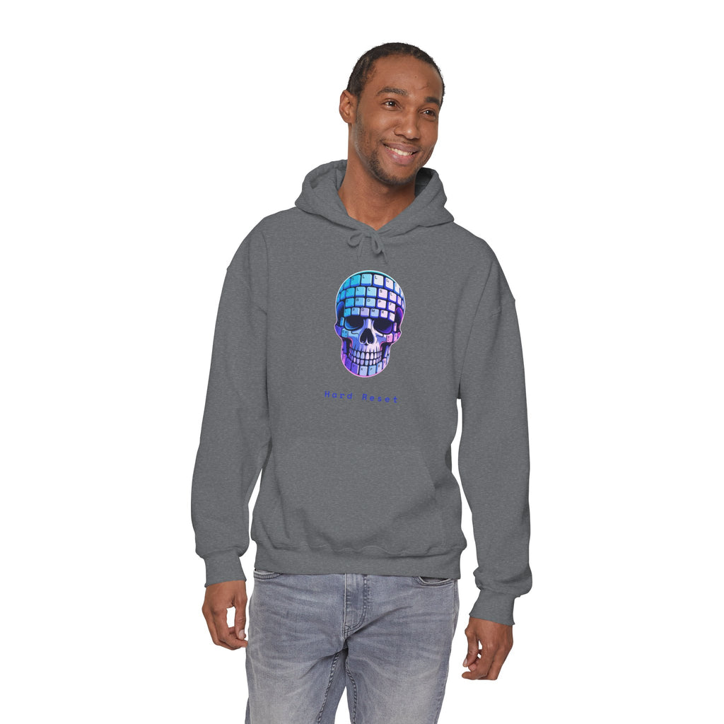 CipherCore Skull Keyboard Graphic Hoodie | Digital-Era Identity Wear