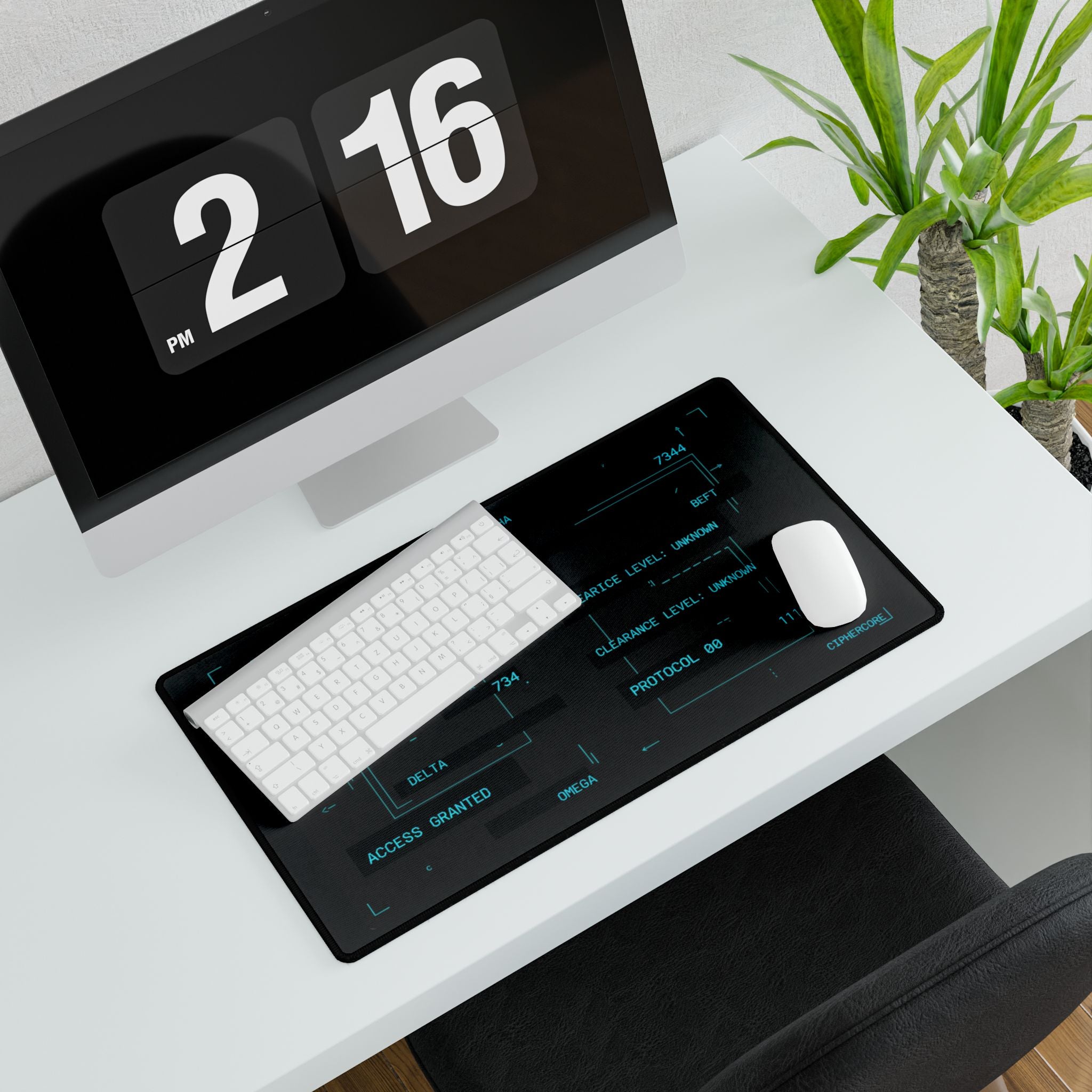 CipherCore Terminal Desk Mat — Command Surface for the Digital Operator