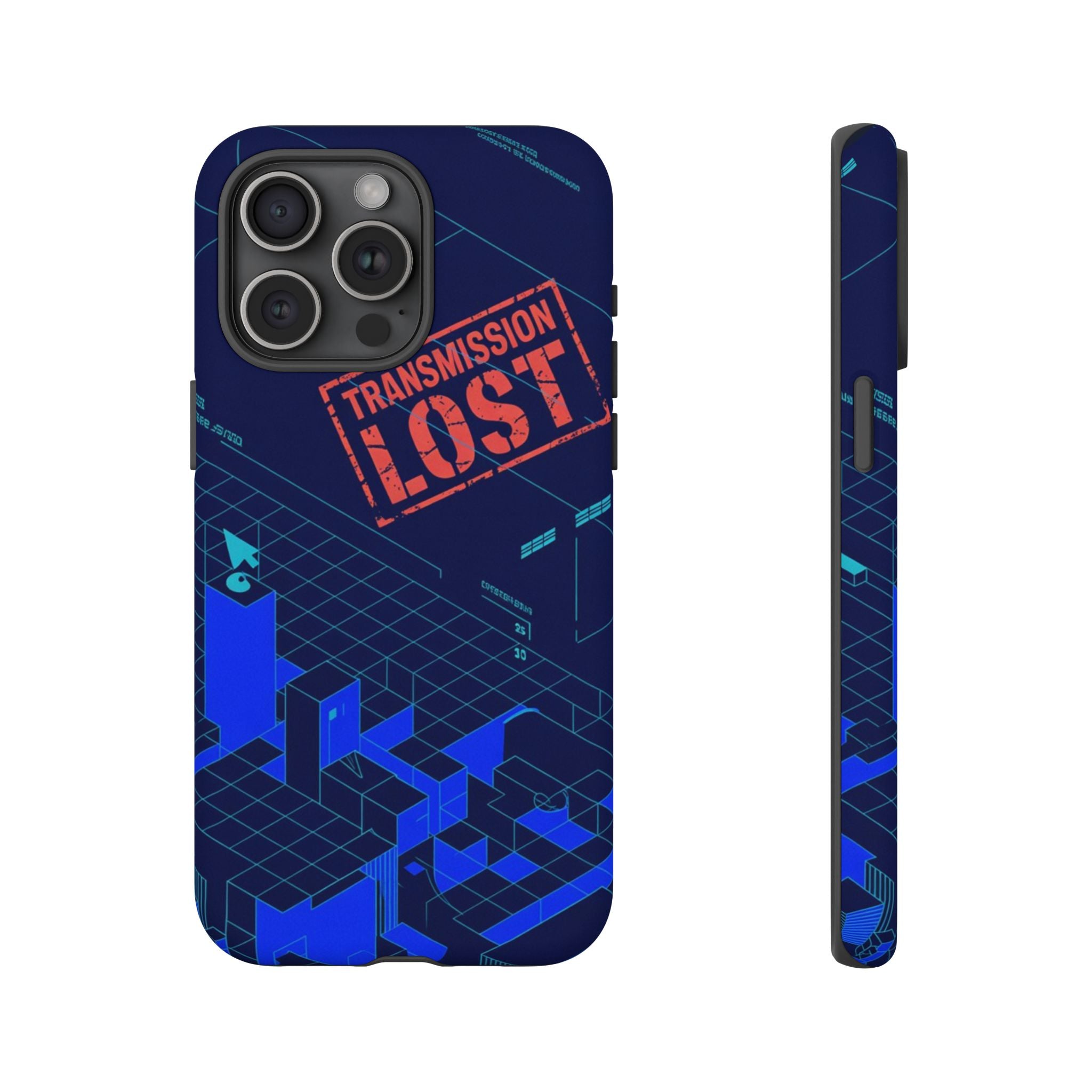 CipherCore Signal Void Flexi Phone Case | Digital-Era Identity Accessory