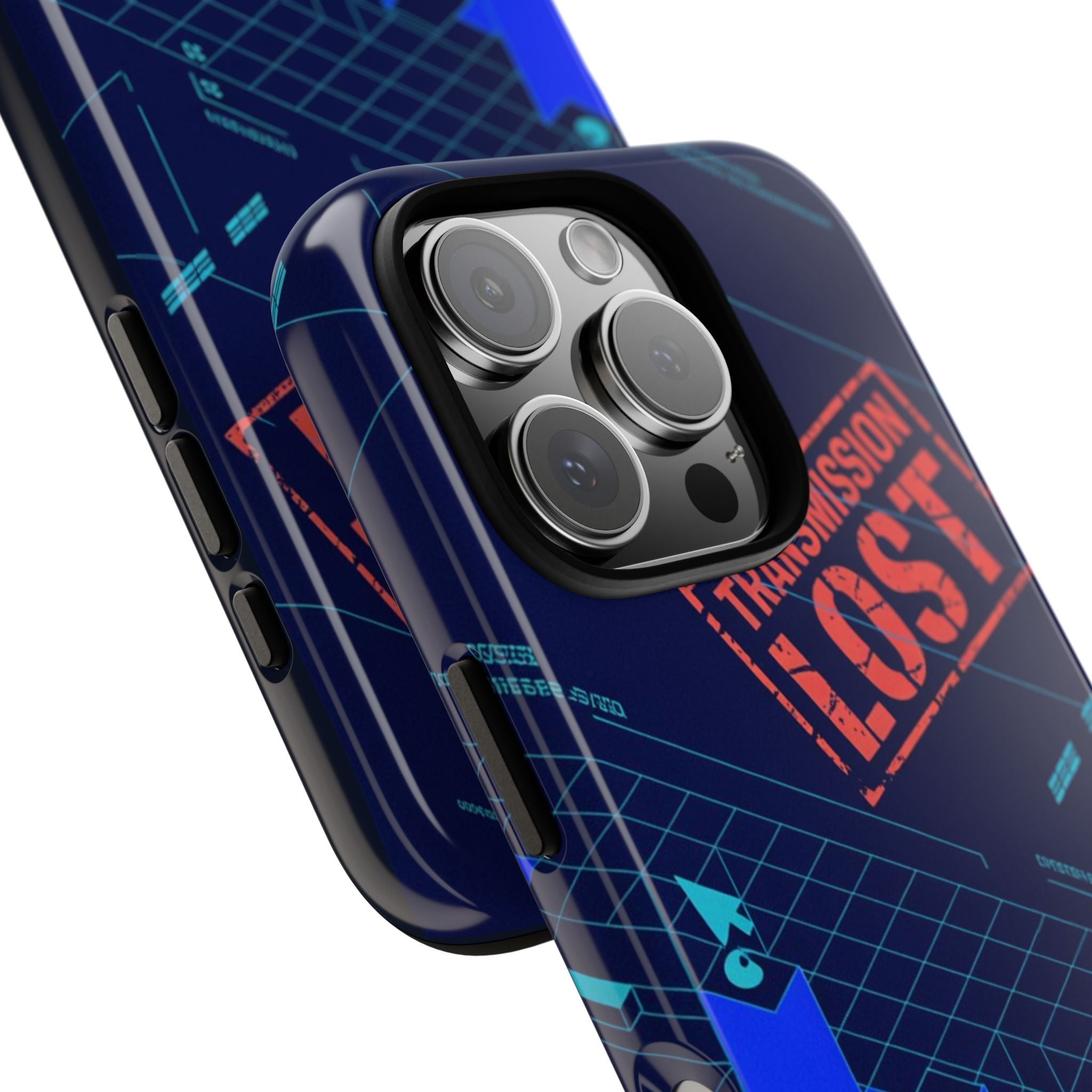 CipherCore Signal Void Flexi Phone Case | Digital-Era Identity Accessory