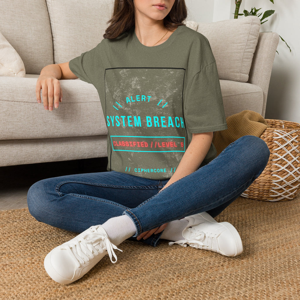 CipherCore System Breach Graphic Tee | Digital-Era Identity Wear