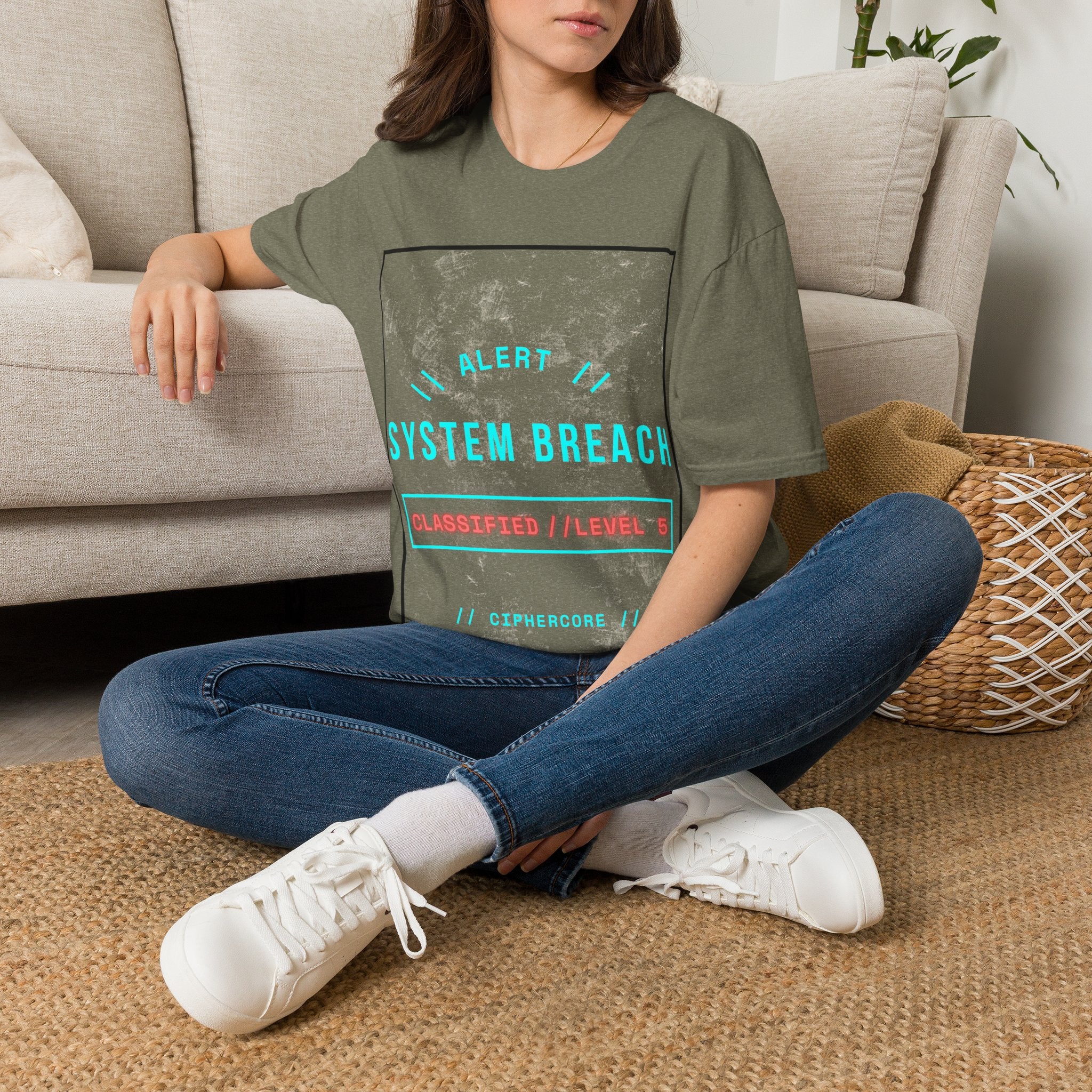 CipherCore System Breach Graphic Tee | Digital-Era Identity Wear