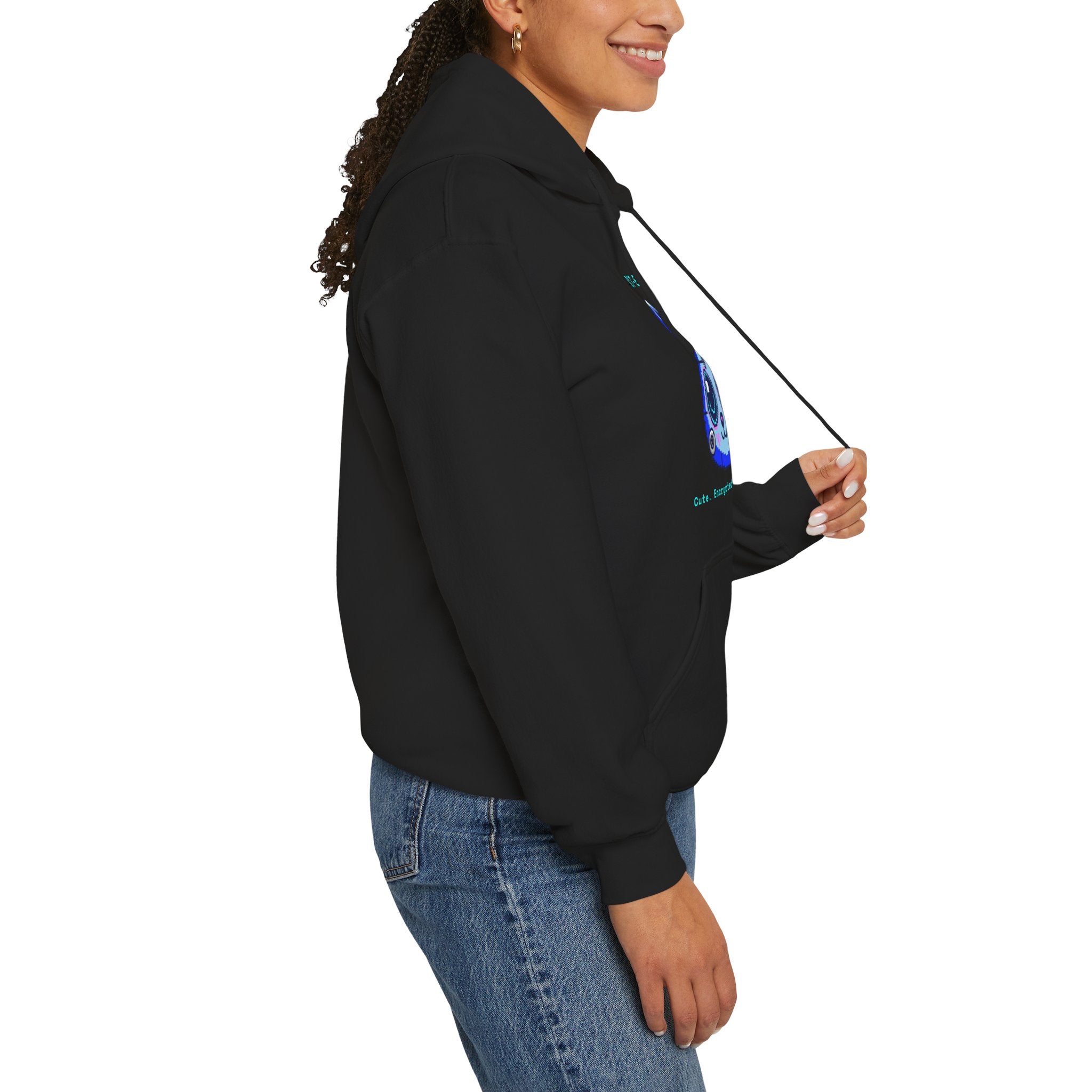 CipherCore Robot Bunny Graphic Hoodie | Digital-Era Identity Wear