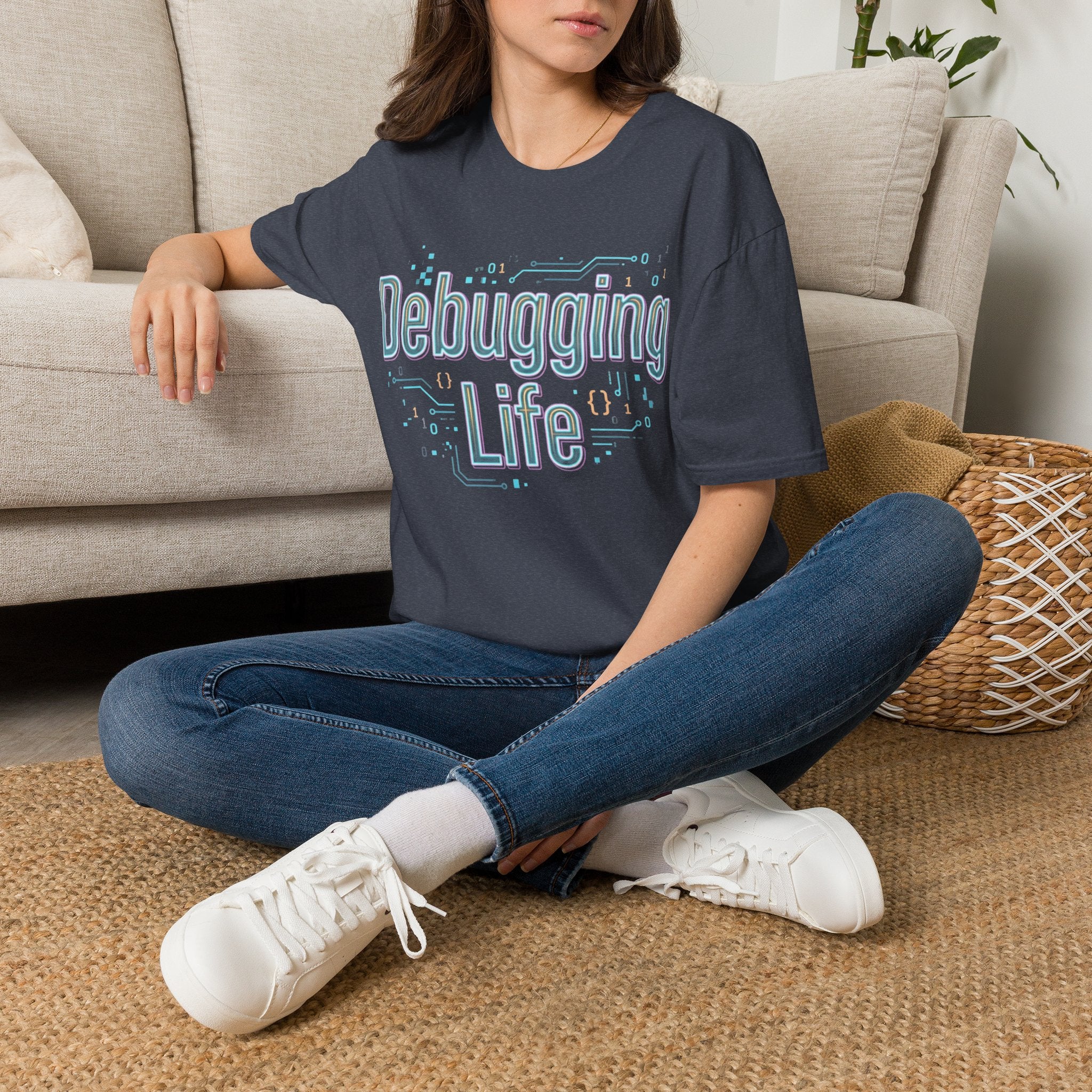 CipherCore Debugging Life Graphic Tee | Digital-Era Identity Wear