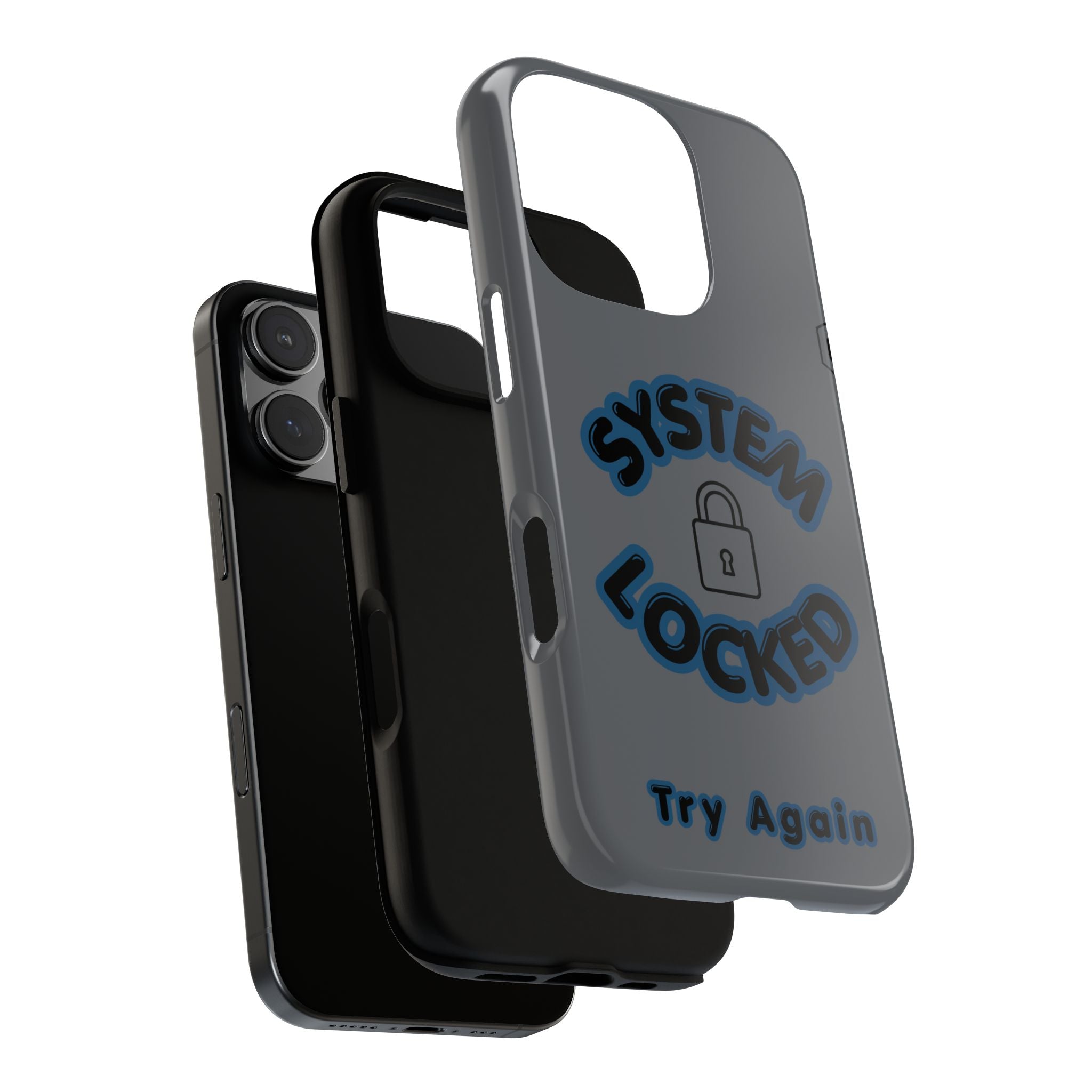 CipherCore System Locked Dual-Layer Phone Case | Digital-Era Identity Accessory
