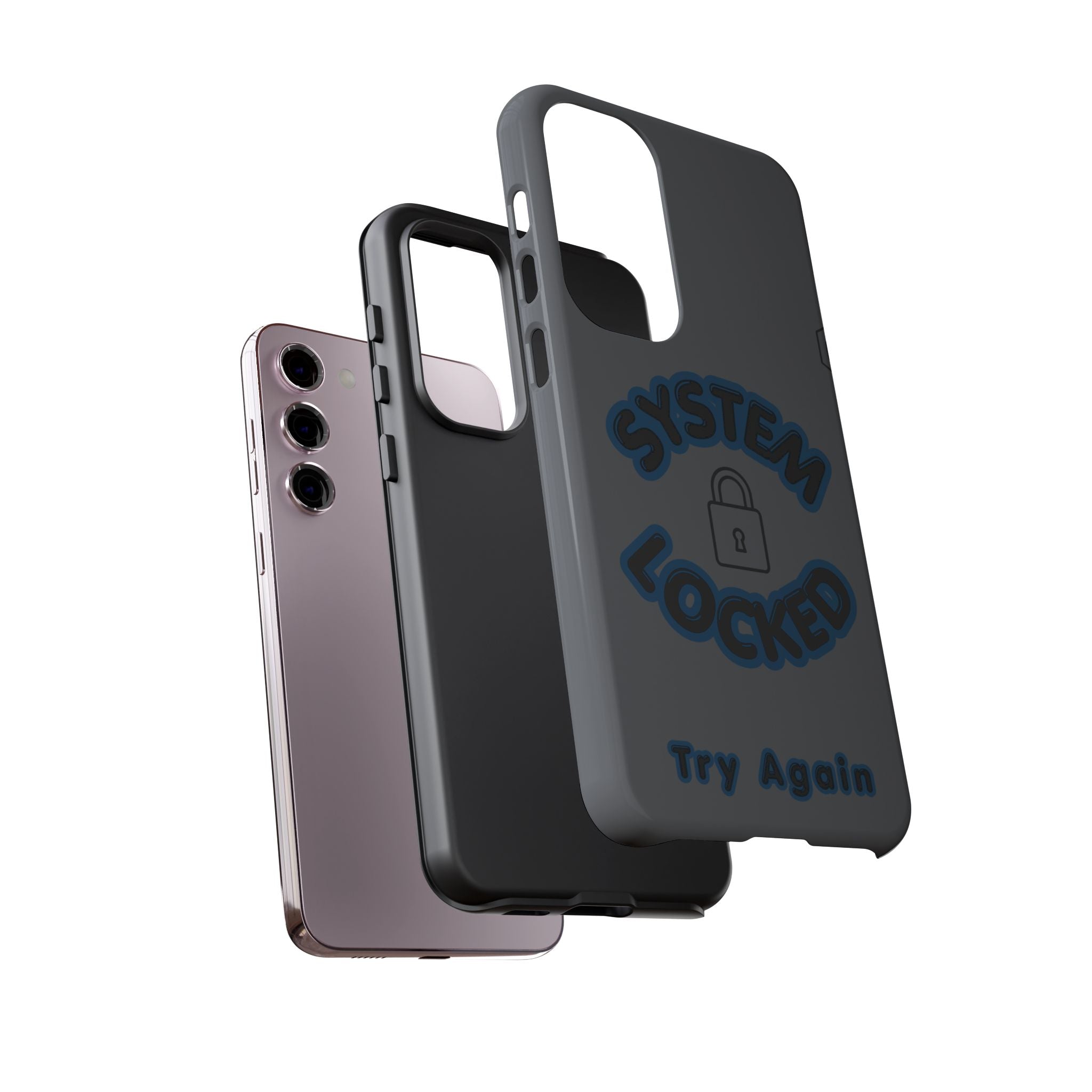CipherCore System Locked Dual-Layer Phone Case | Digital-Era Identity Accessory