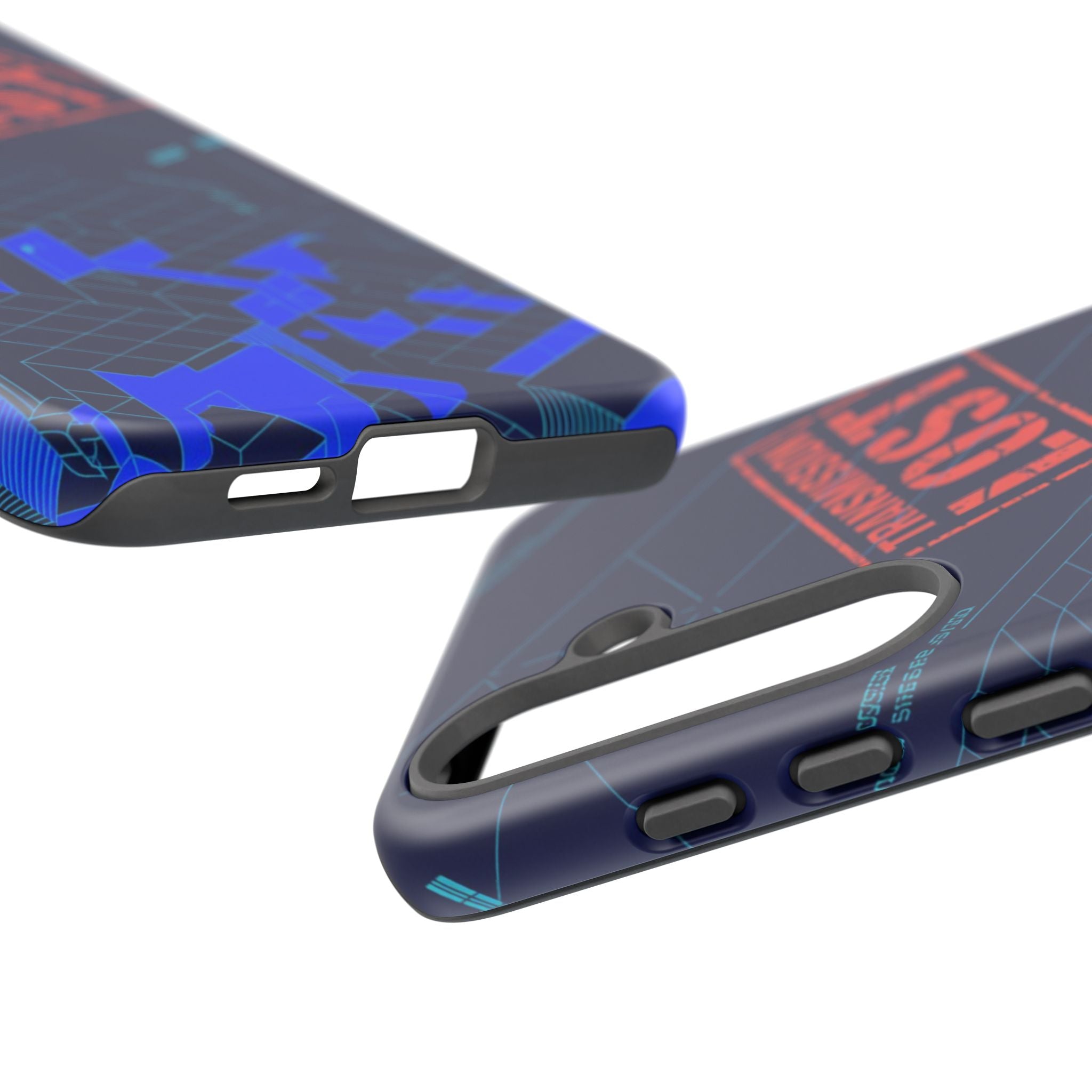 CipherCore Signal Void Flexi Phone Case | Digital-Era Identity Accessory