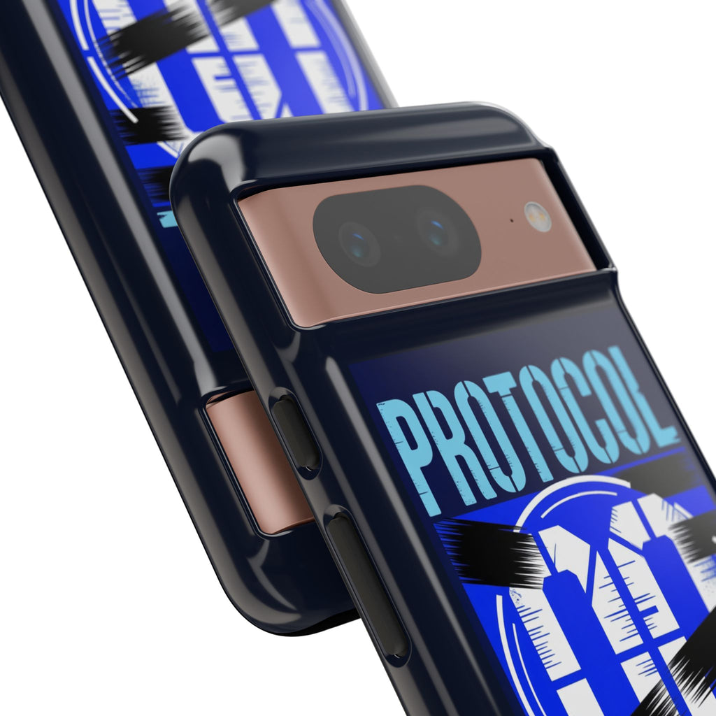 CipherCore Redacted Dual-Layer Phone Case | Digital-Era Identity Accessory