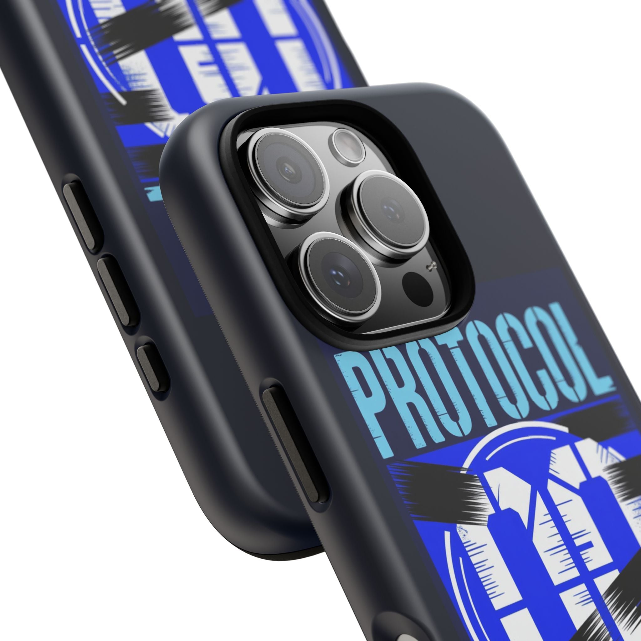 CipherCore Redacted Dual-Layer Phone Case | Digital-Era Identity Accessory
