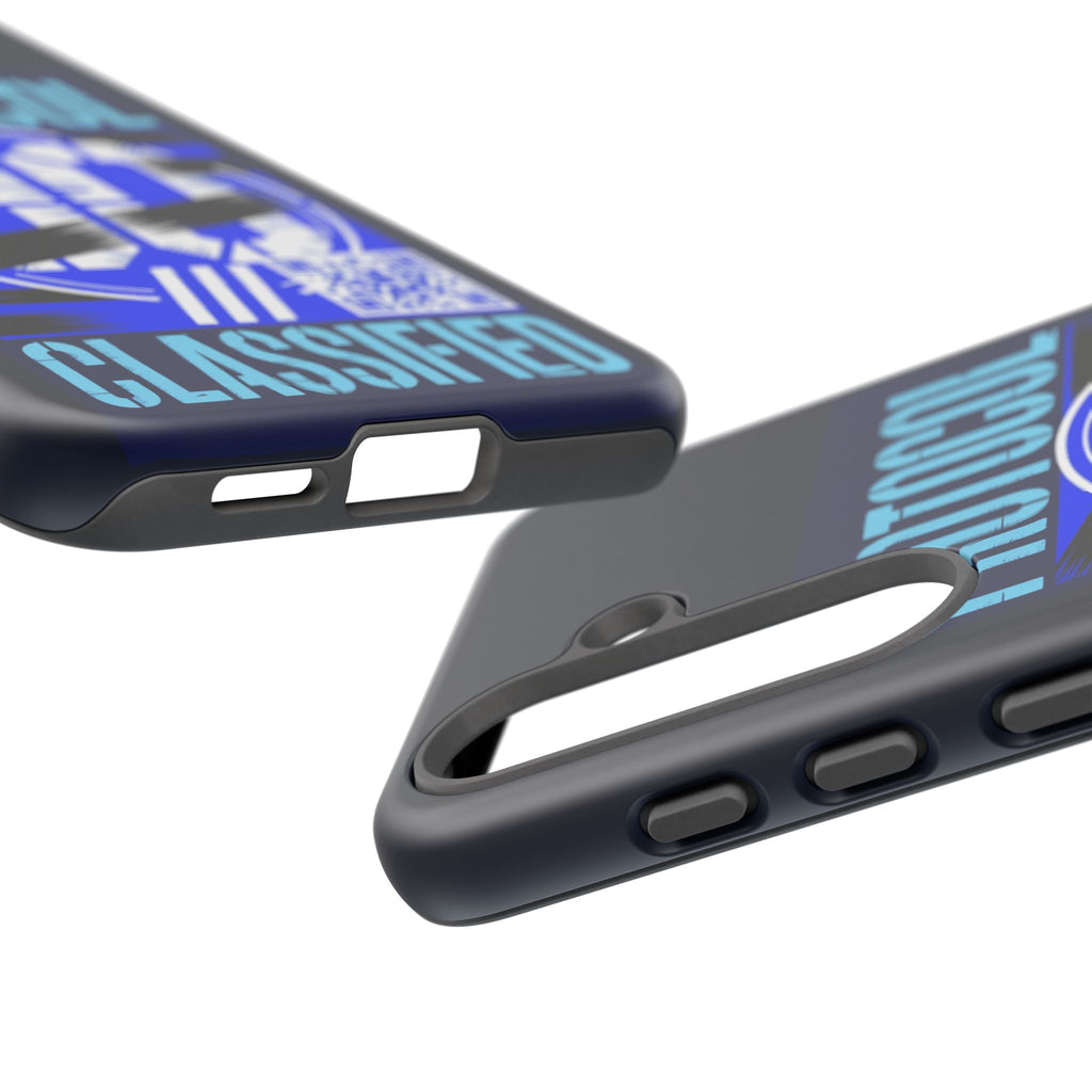 CipherCore Redacted Dual-Layer Phone Case | Digital-Era Identity Accessory