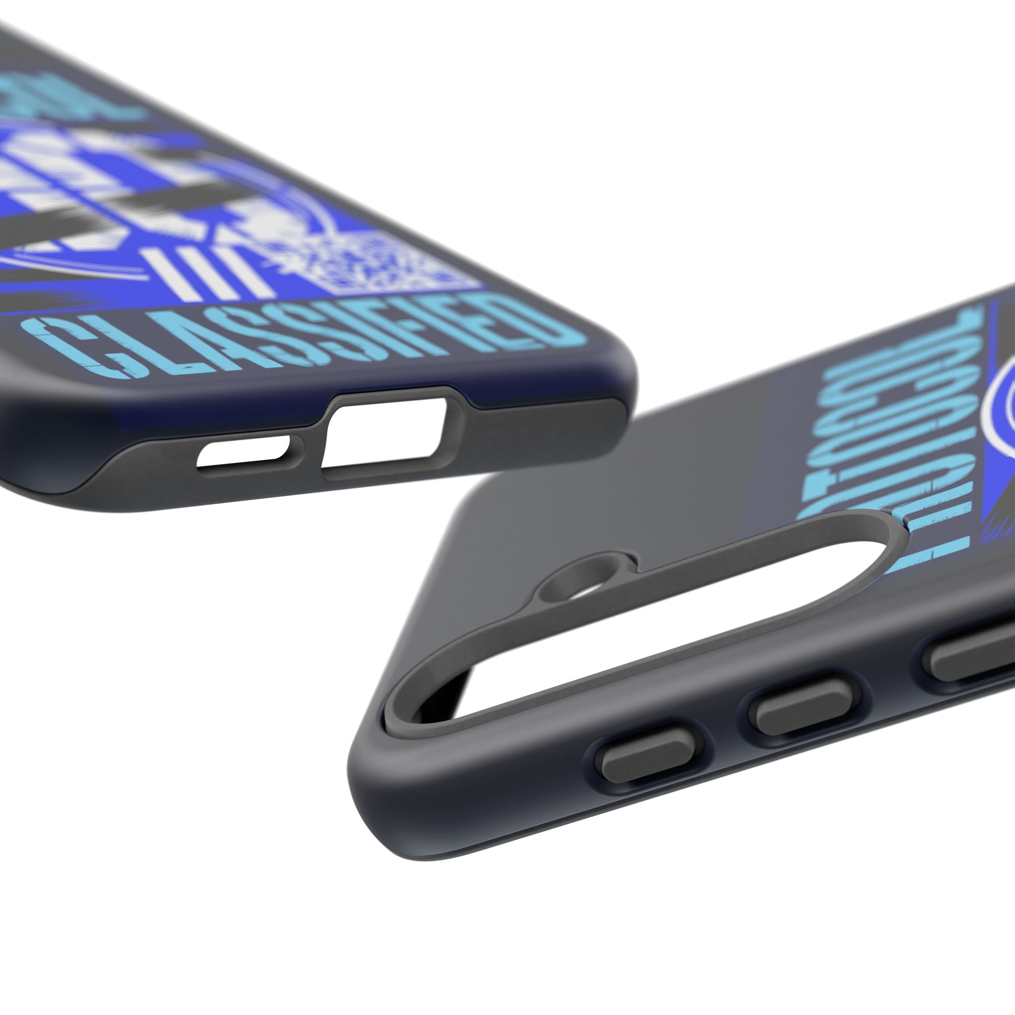 CipherCore Redacted Dual-Layer Phone Case | Digital-Era Identity Accessory