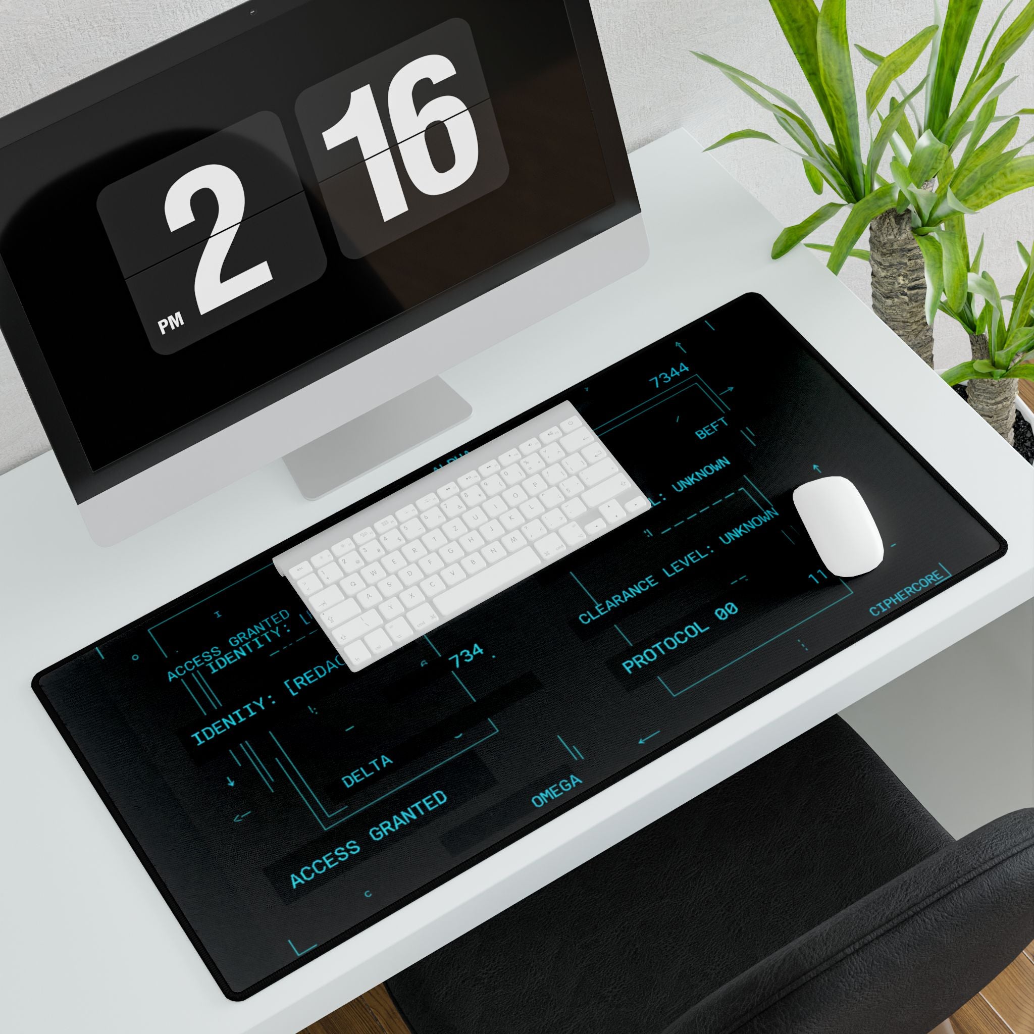 CipherCore Terminal Desk Mat — Command Surface for the Digital Operator