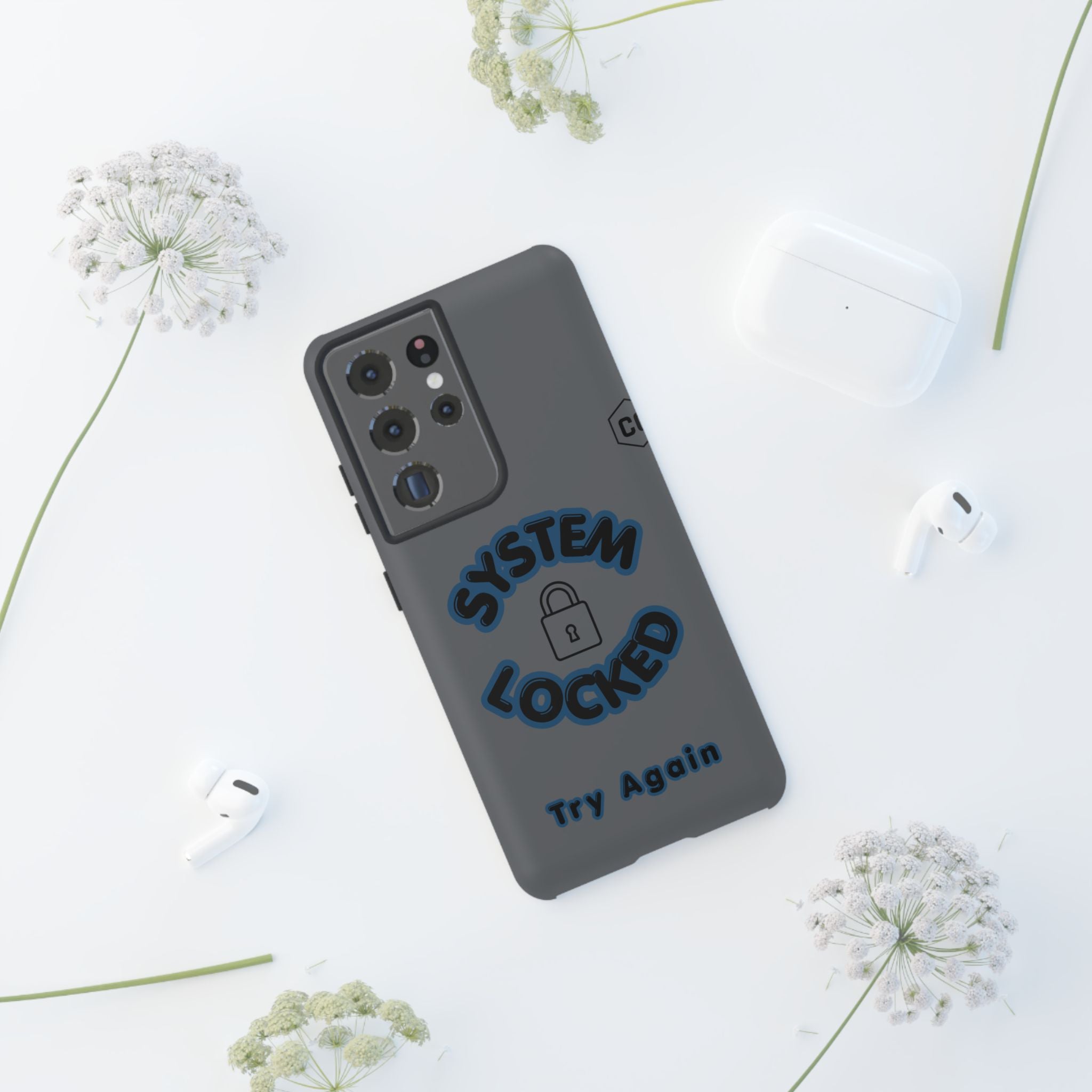 CipherCore System Locked Dual-Layer Phone Case | Digital-Era Identity Accessory