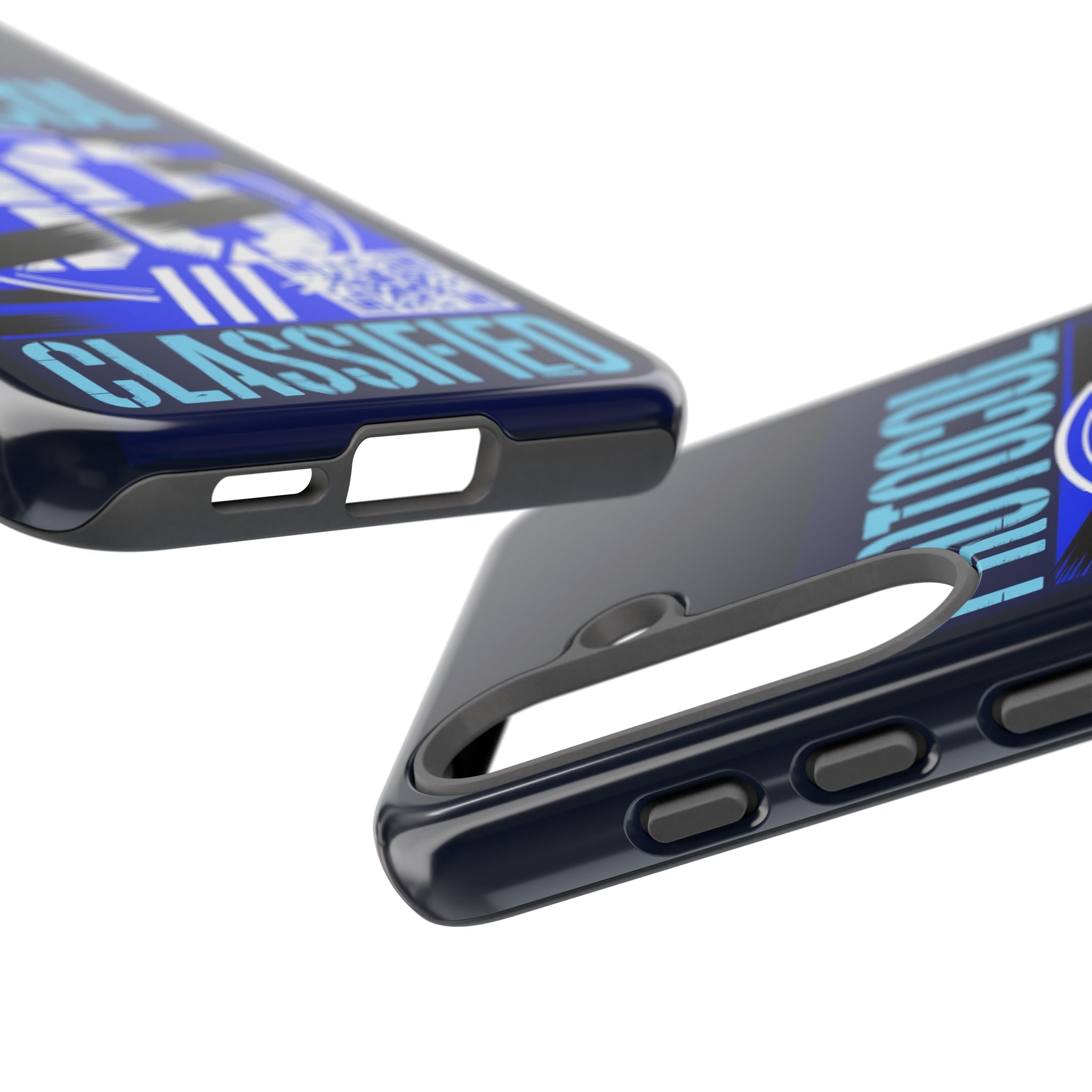 CipherCore Redacted Dual-Layer Phone Case | Digital-Era Identity Accessory