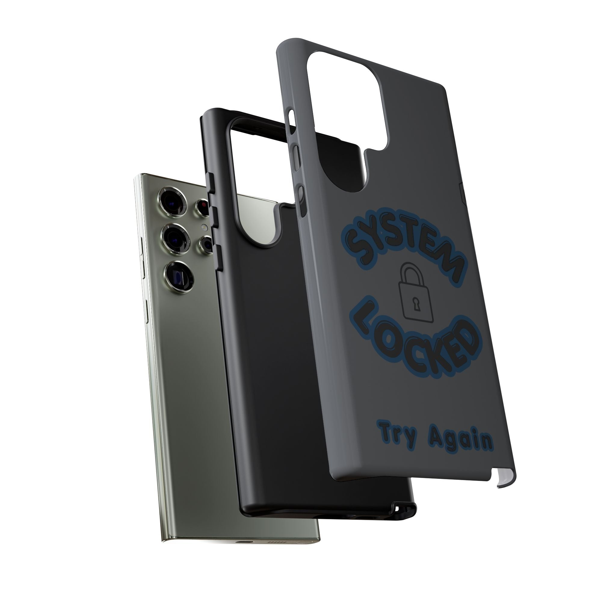 CipherCore System Locked Dual-Layer Phone Case | Digital-Era Identity Accessory