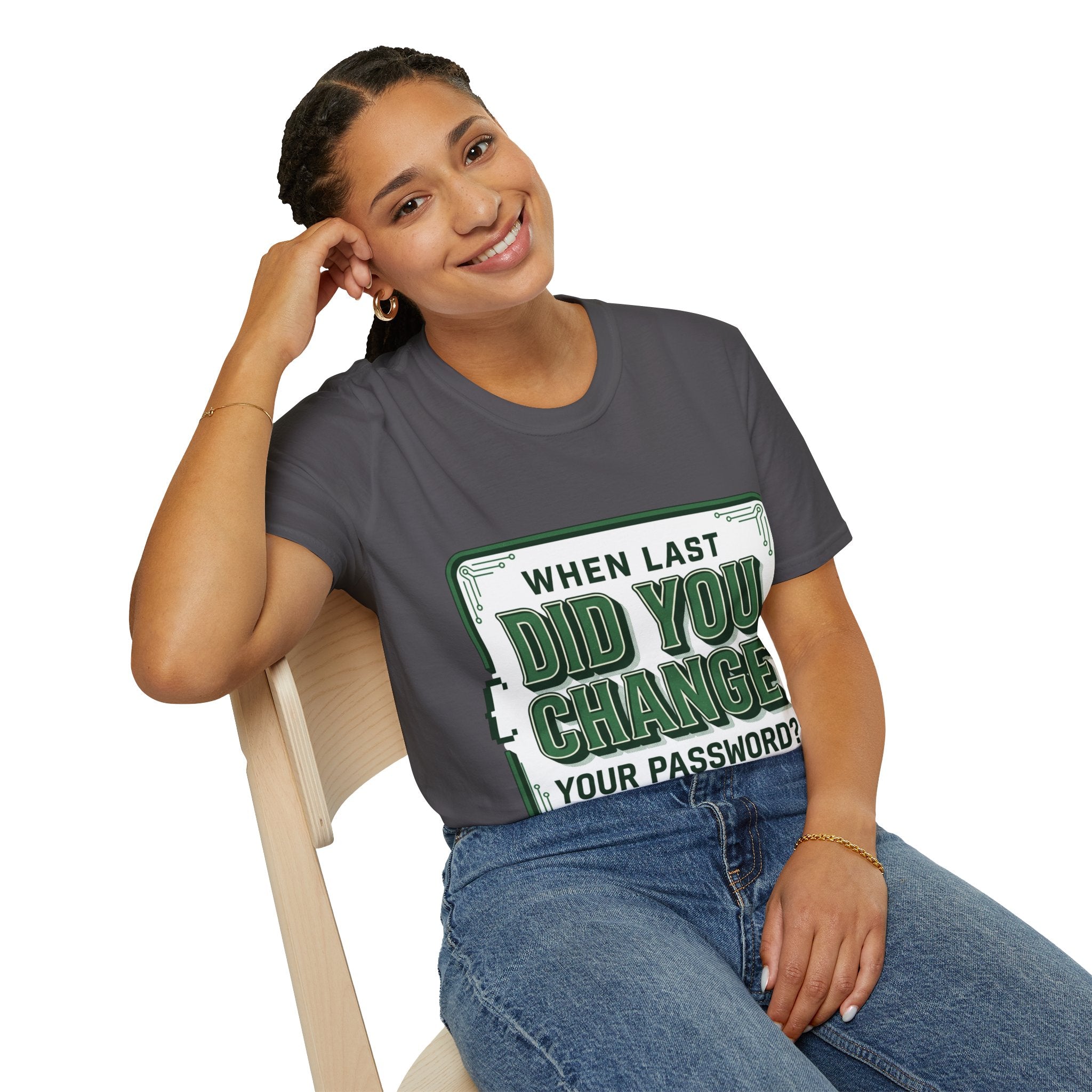 CipherCore Password Reminder Graphic Tee | Digital-Era Identity Wear