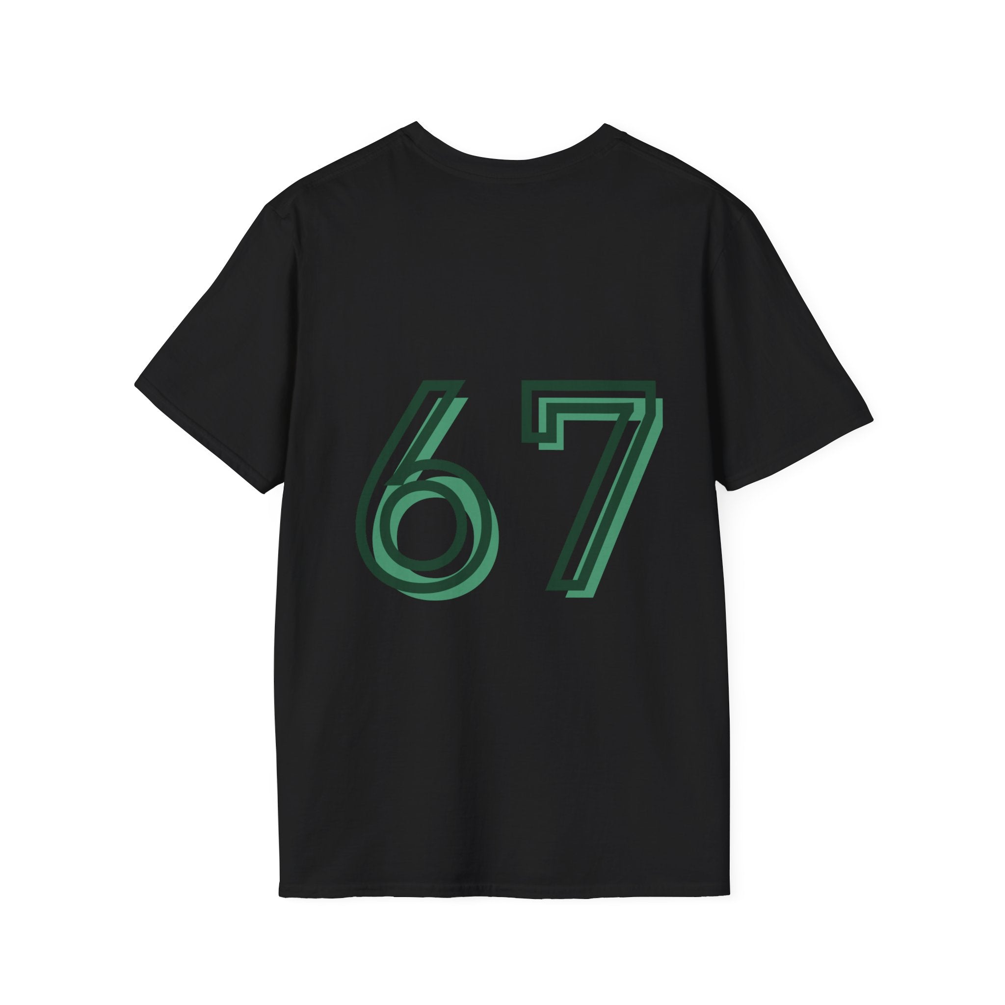 CipherCore 67 Retro Athletic Graphic Tee | Digital-Era Identity Wear