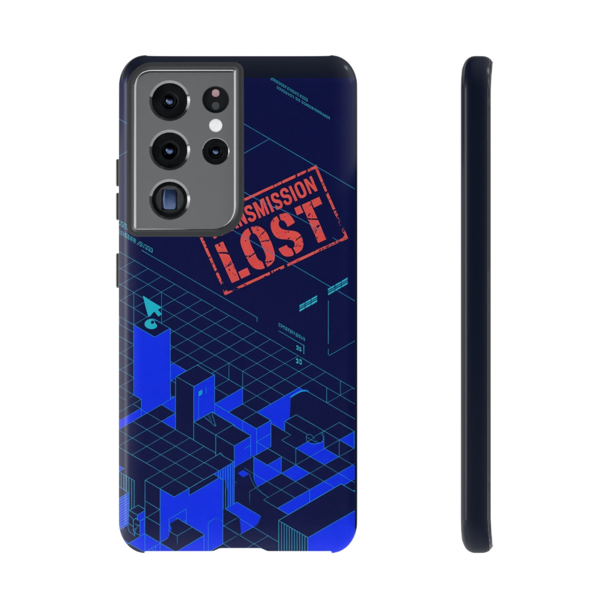CipherCore Signal Void Flexi Phone Case | Digital-Era Identity Accessory