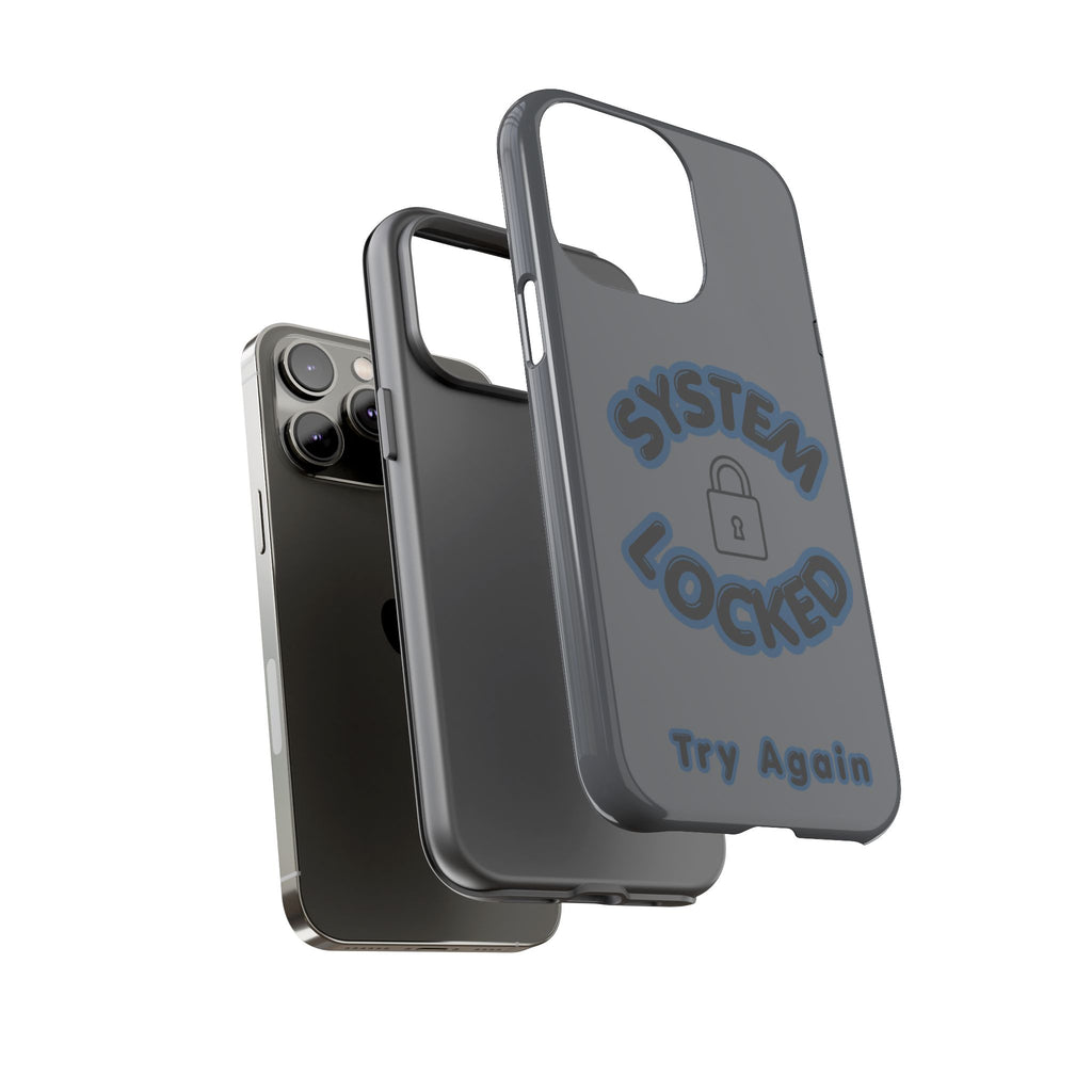 CipherCore System Locked Dual-Layer Phone Case | Digital-Era Identity Accessory
