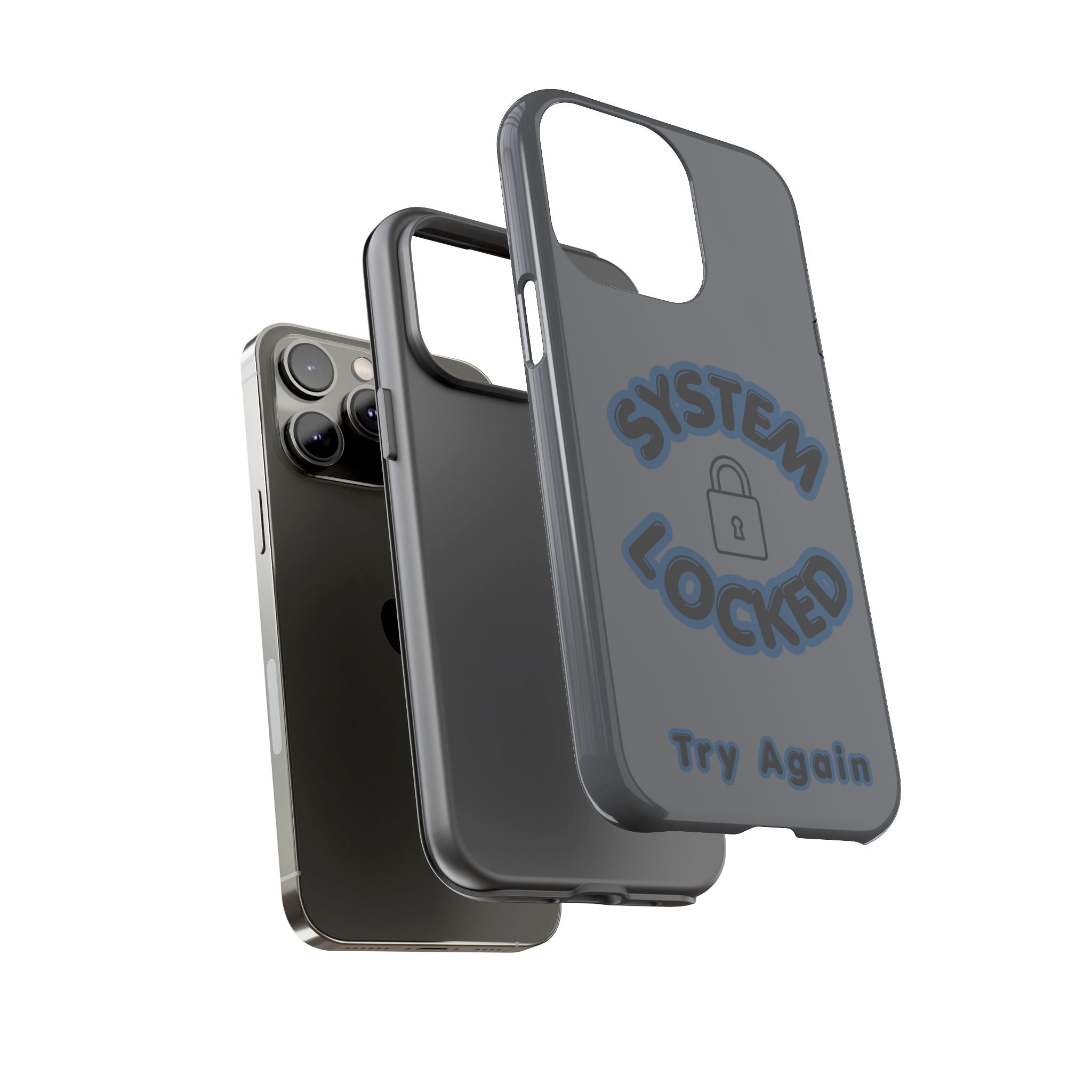CipherCore System Locked Dual-Layer Phone Case | Digital-Era Identity Accessory
