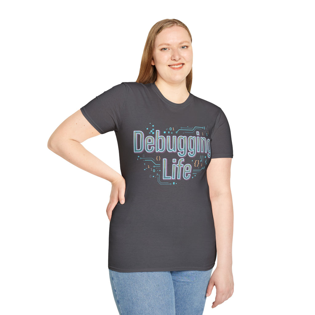CipherCore Debugging Life Graphic Tee | Digital-Era Identity Wear