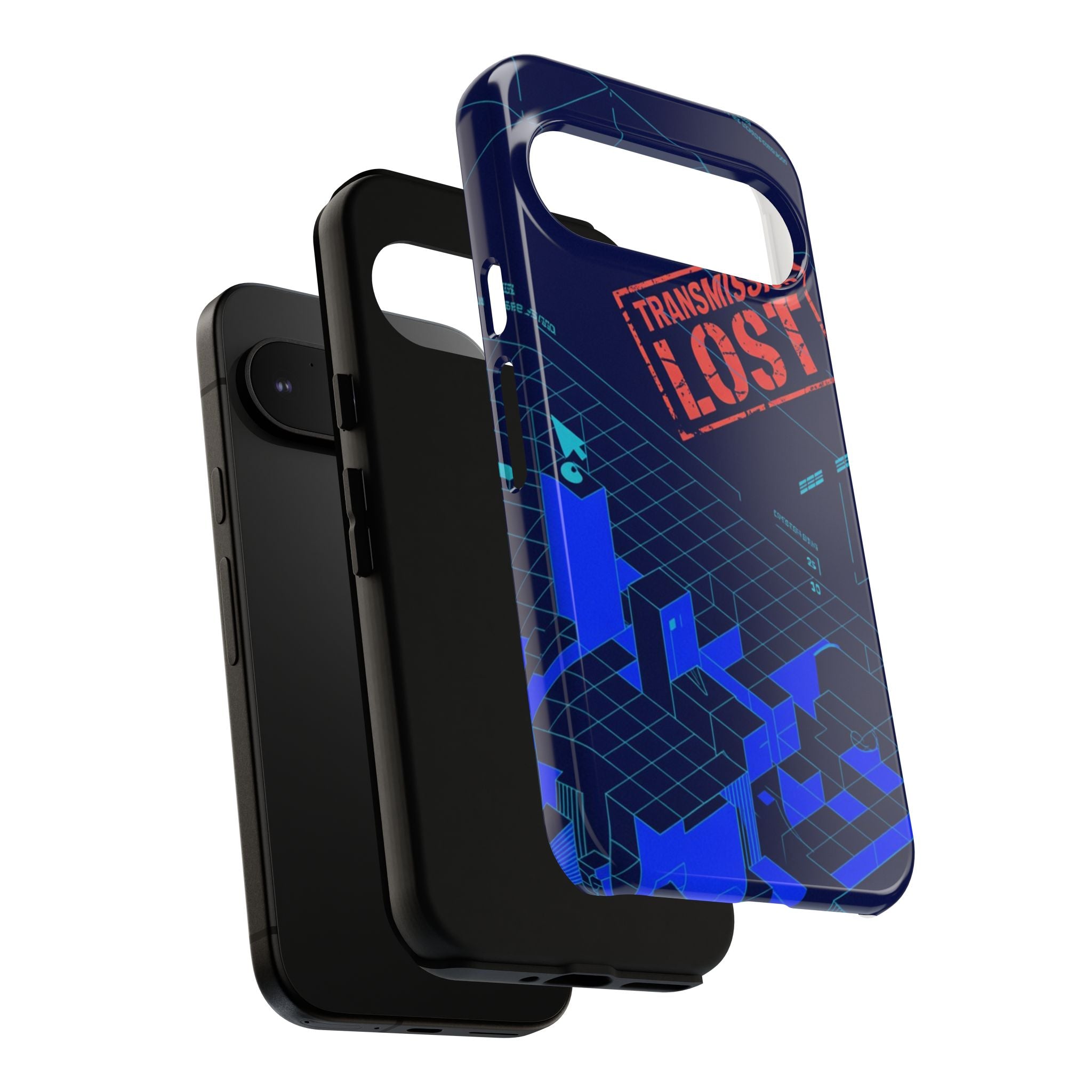 CipherCore Signal Void Flexi Phone Case | Digital-Era Identity Accessory