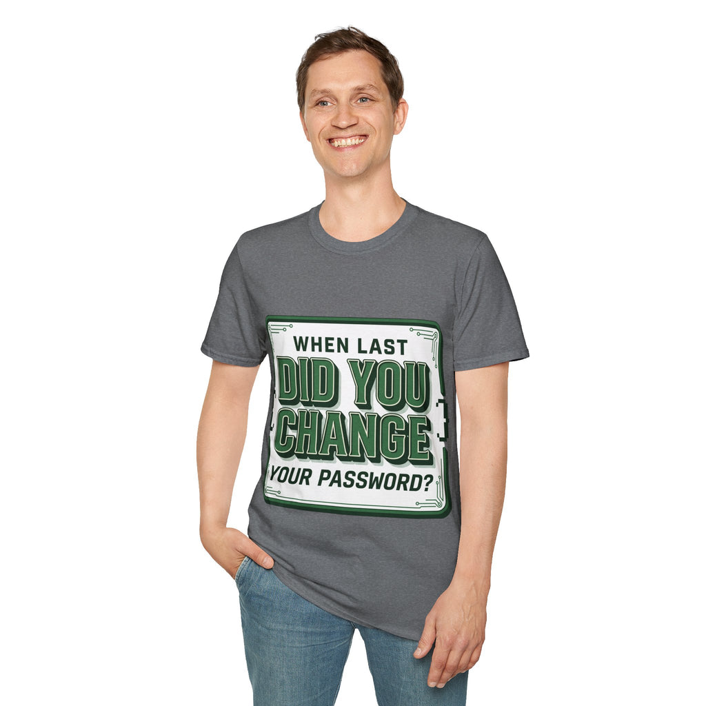 CipherCore Password Reminder Graphic Tee | Digital-Era Identity Wear