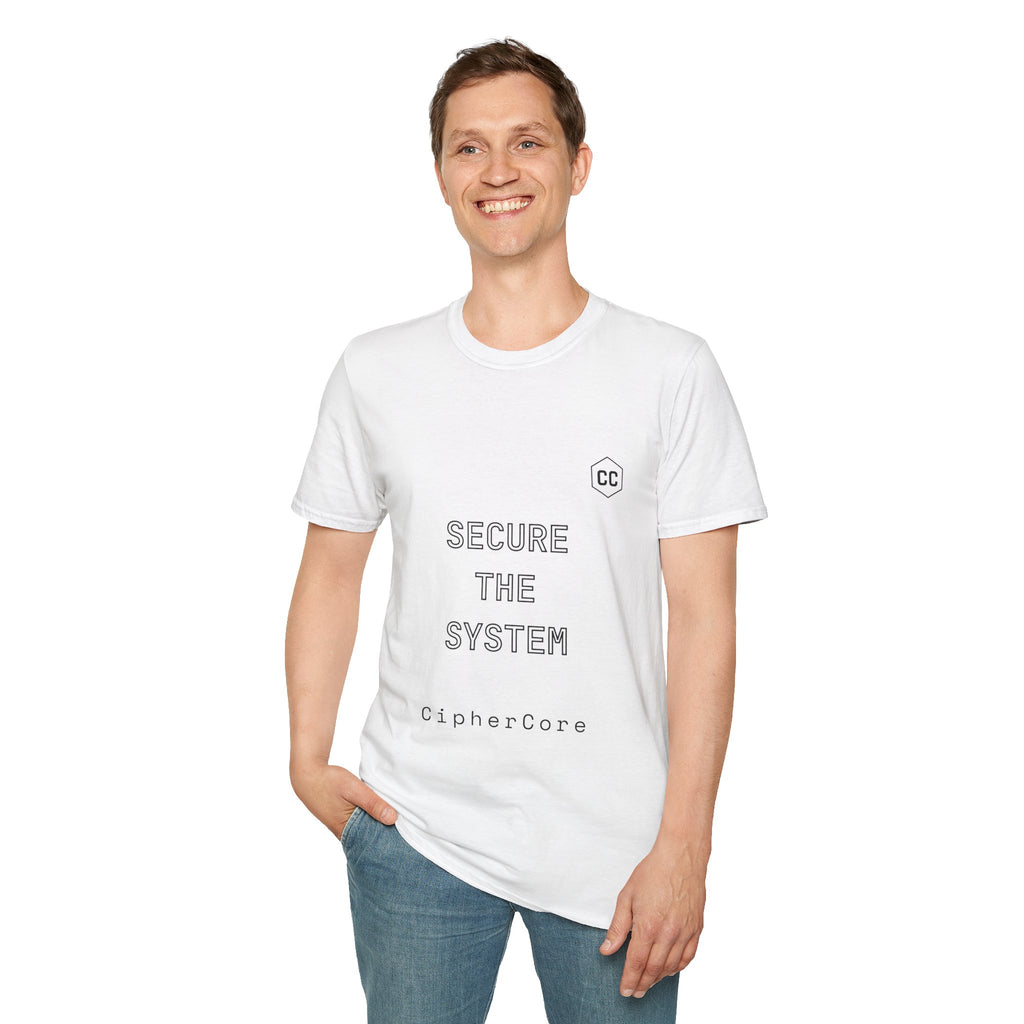 CipherCore Secure the System Graphic Tee | Digital-Era Identity Wear