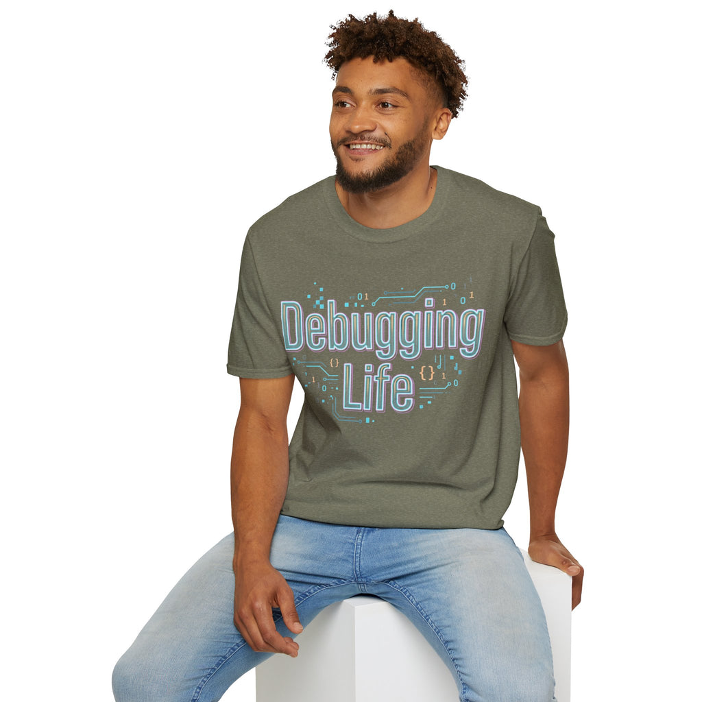CipherCore Debugging Life Graphic Tee | Digital-Era Identity Wear