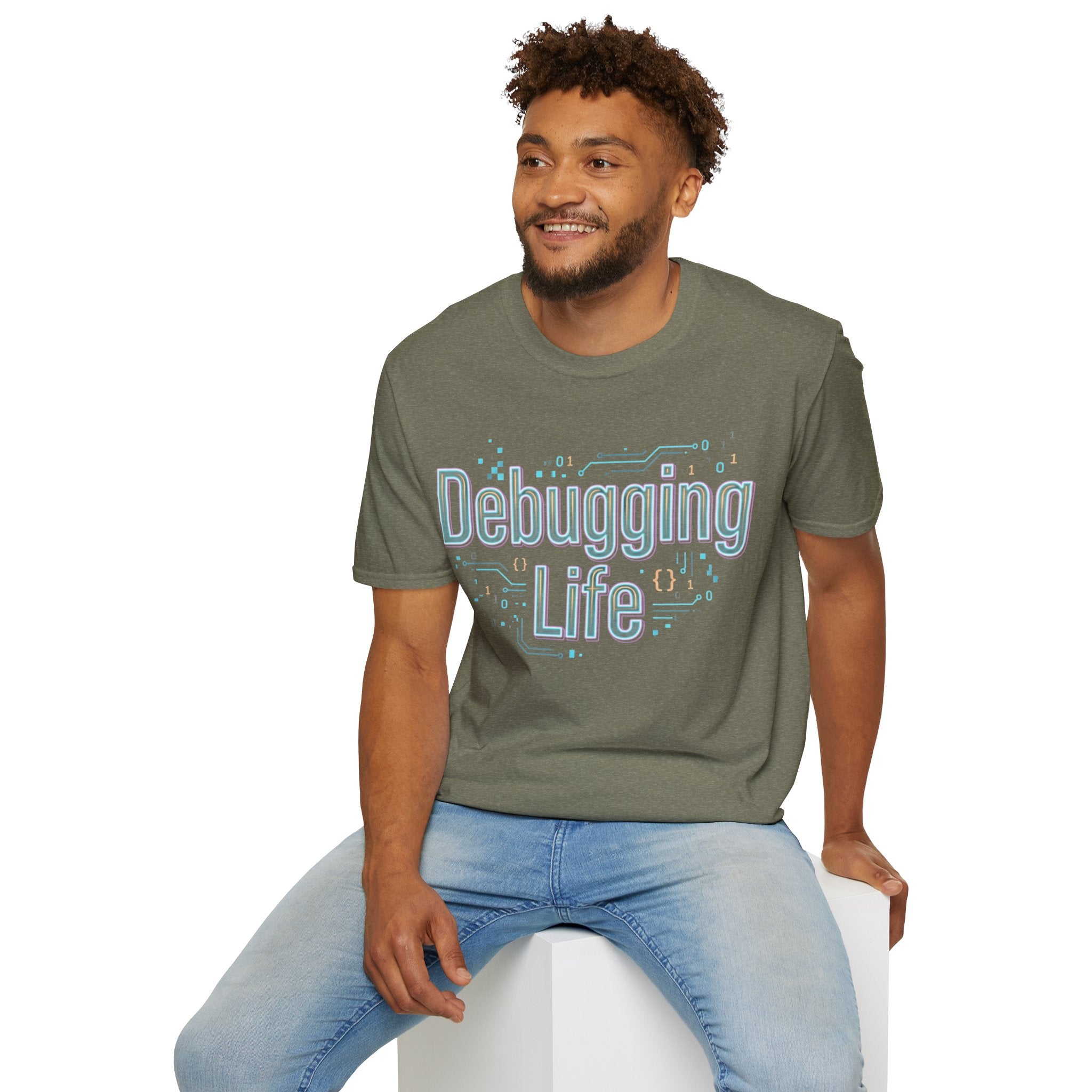 CipherCore Debugging Life Graphic Tee | Digital-Era Identity Wear