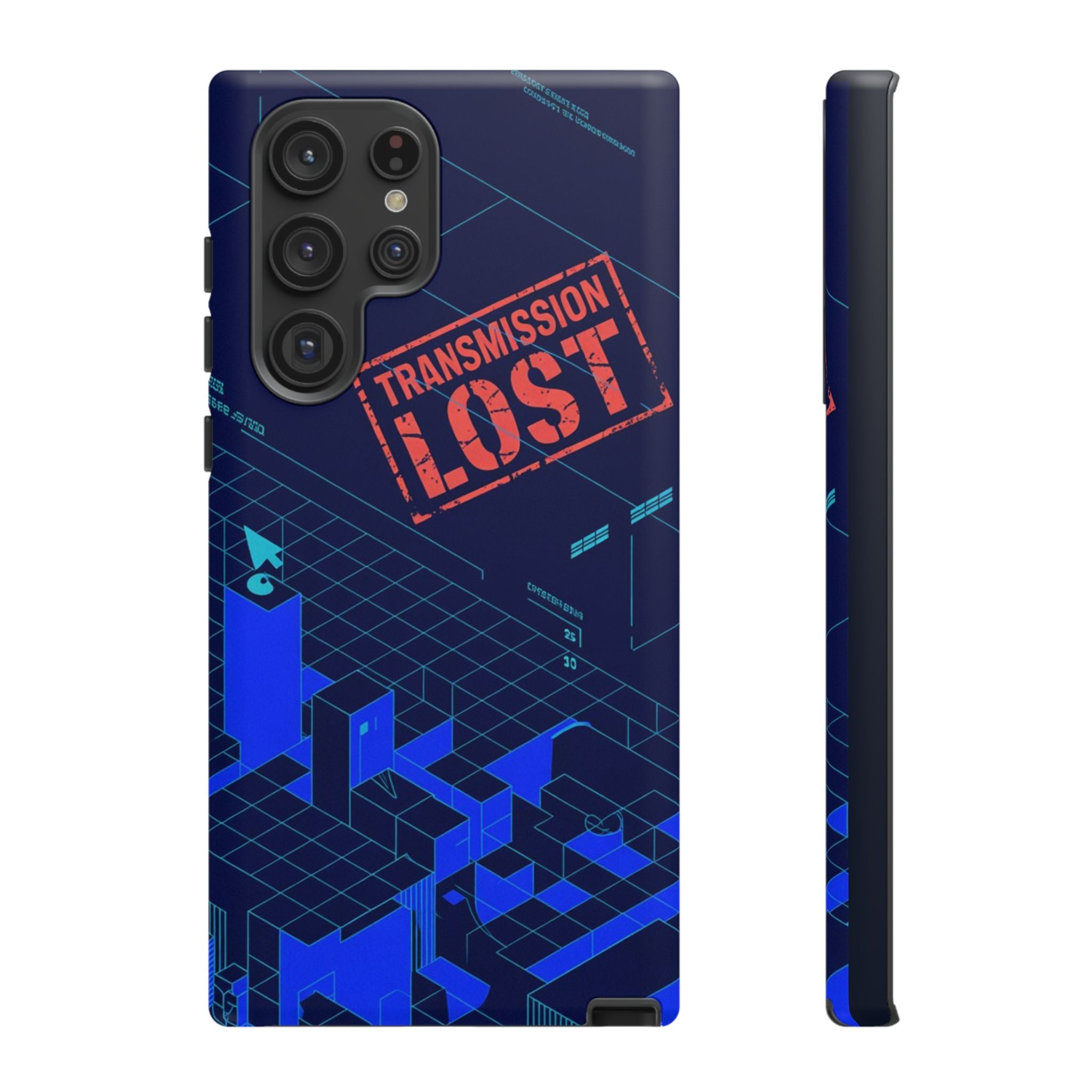 CipherCore Signal Void Flexi Phone Case | Digital-Era Identity Accessory