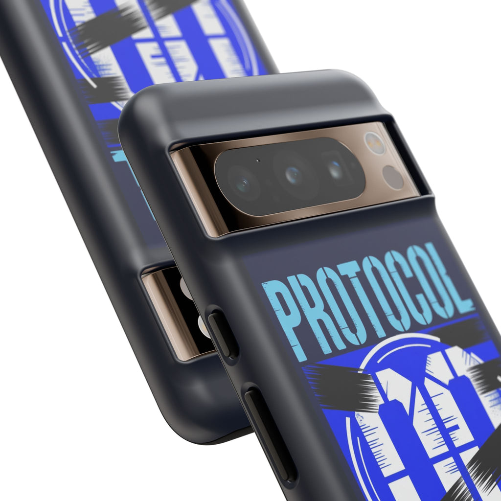 CipherCore Redacted Dual-Layer Phone Case | Digital-Era Identity Accessory