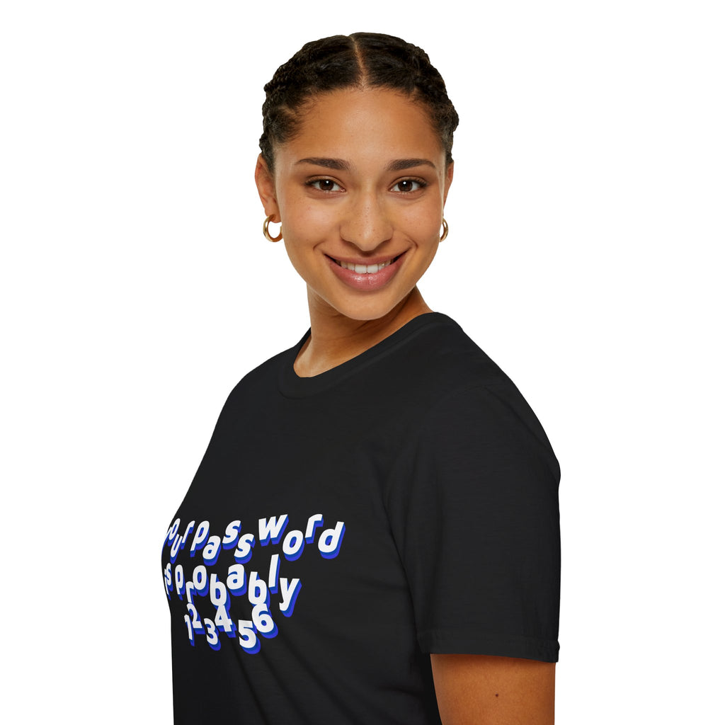 CipherCore Your Password Graphic Tee | Digital-Era Identity Wear