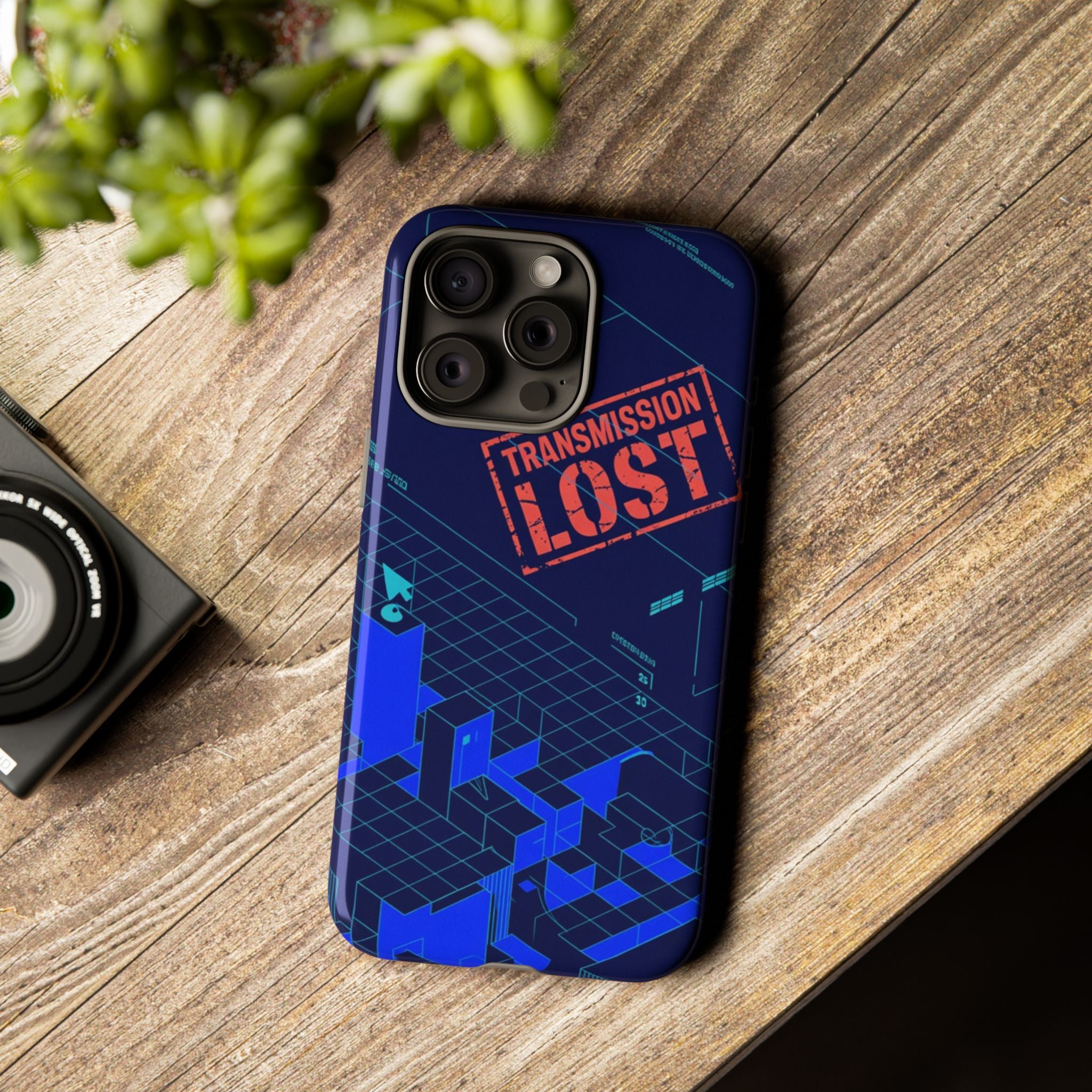 CipherCore Signal Void Flexi Phone Case | Digital-Era Identity Accessory