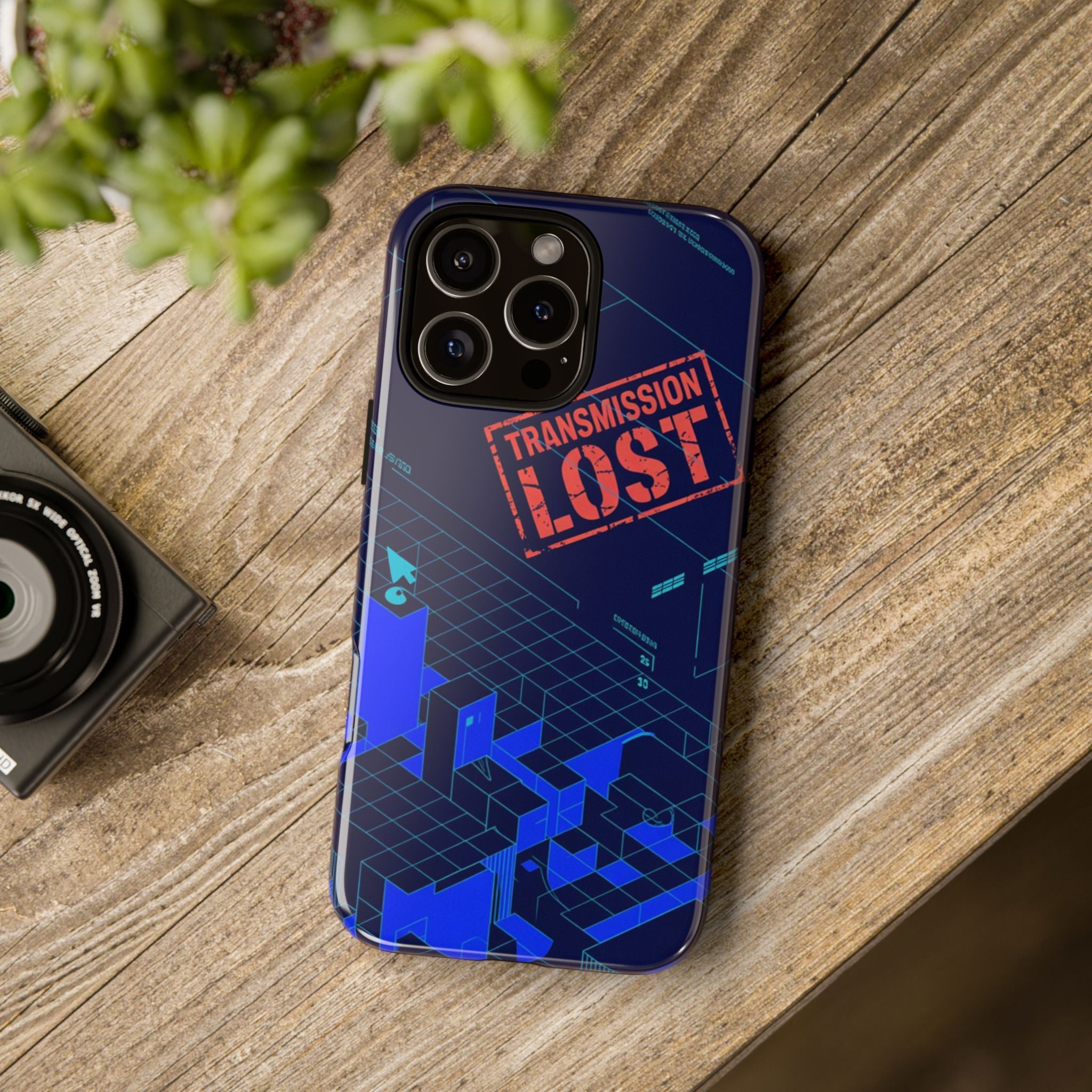 CipherCore Signal Void Flexi Phone Case | Digital-Era Identity Accessory