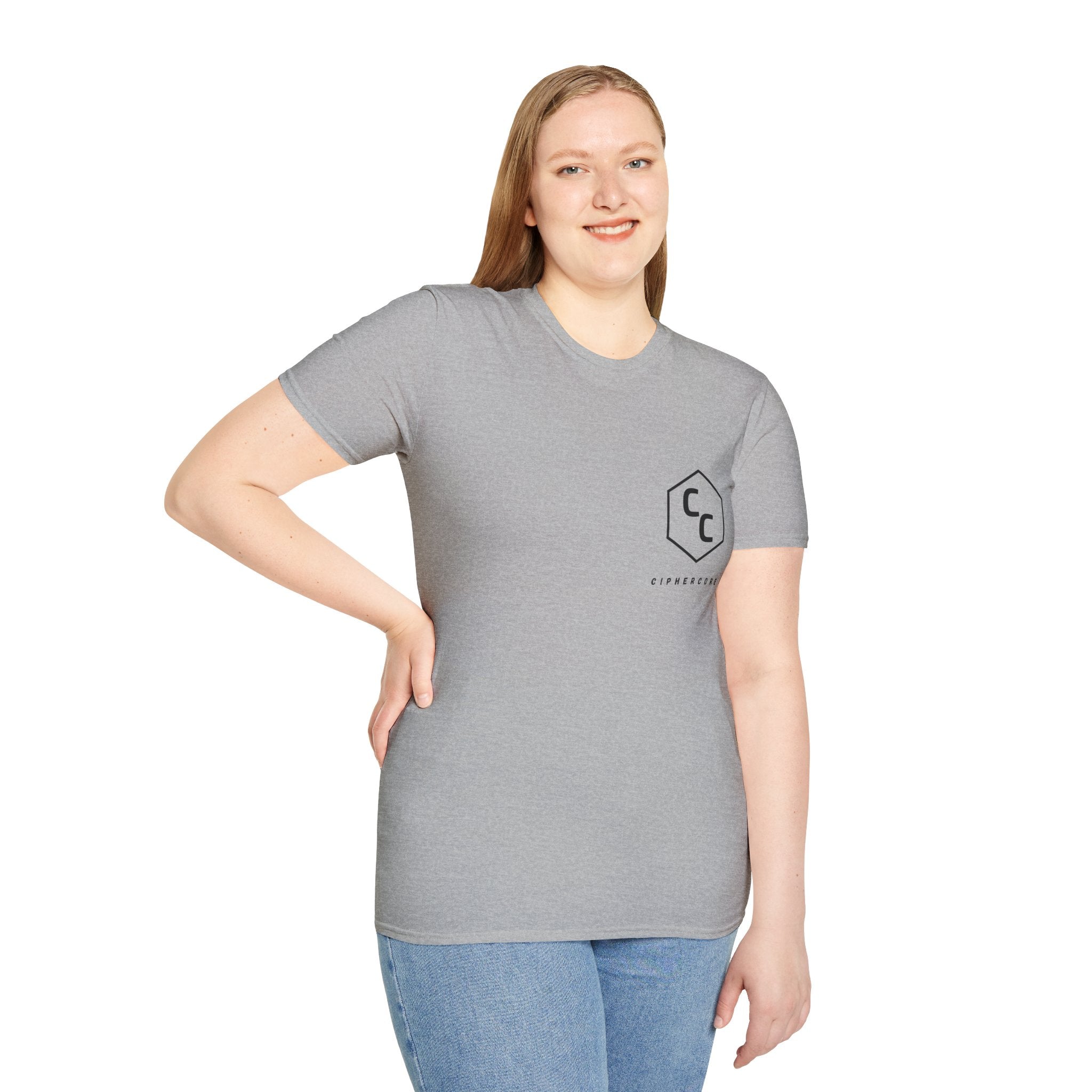 CipherCore 67 Retro Athletic Graphic Tee | Digital-Era Identity Wear