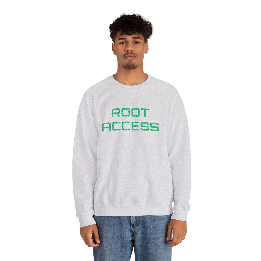 CipherCore Root Access Embroidered Sweatshirt | Digital-Era Identity Wear