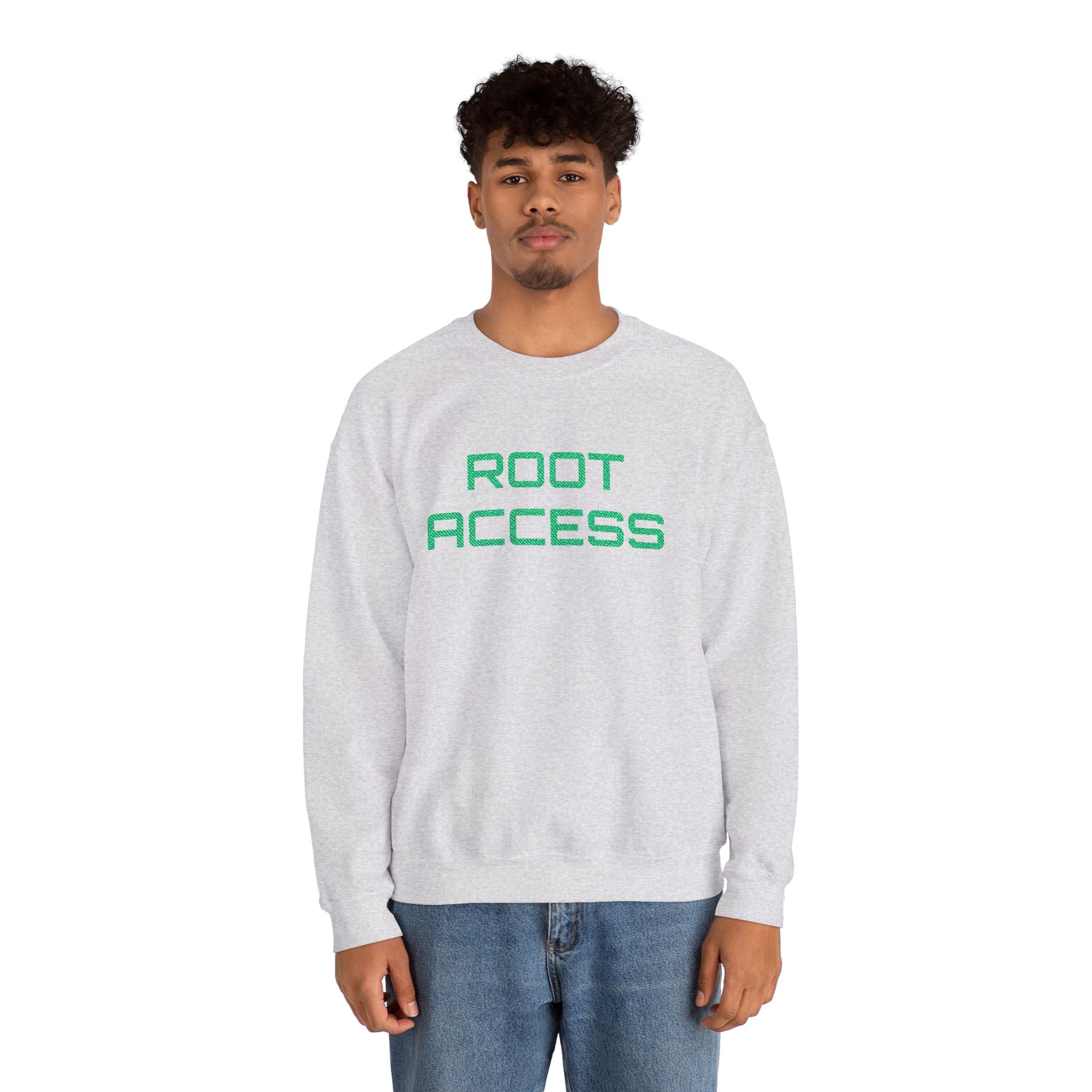 CipherCore Root Access Embroidered Sweatshirt | Digital-Era Identity Wear