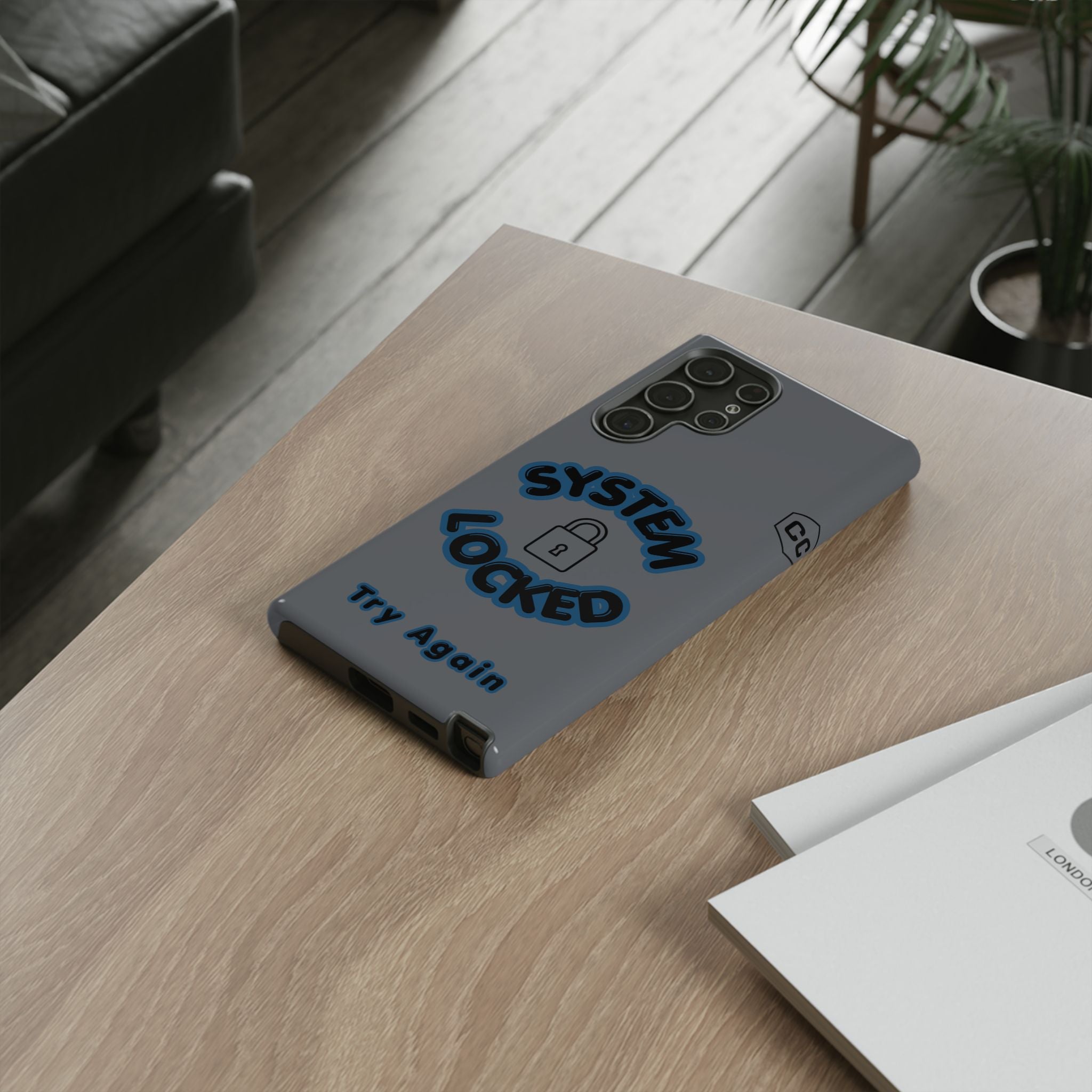 CipherCore System Locked Dual-Layer Phone Case | Digital-Era Identity Accessory