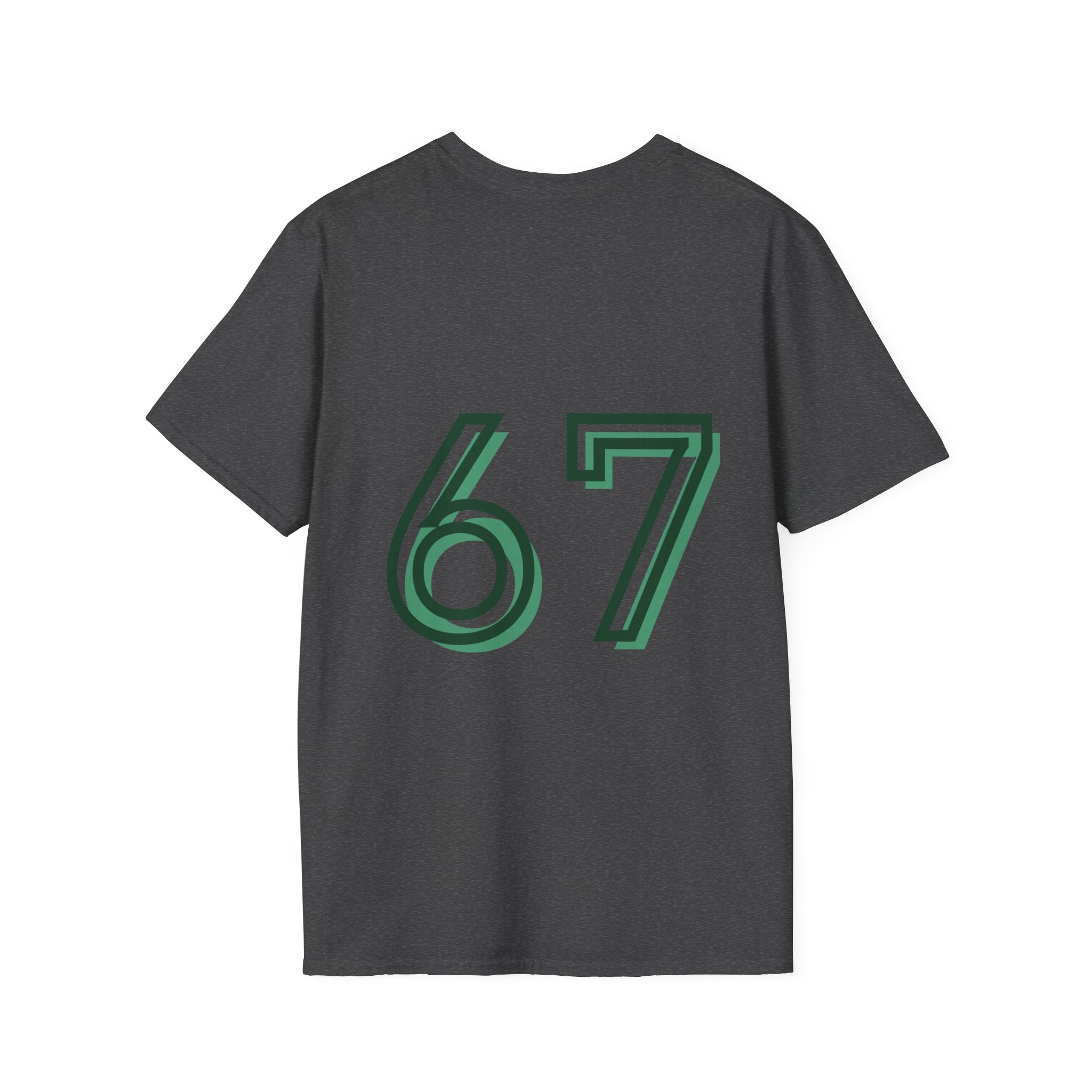 CipherCore 67 Retro Athletic Graphic Tee | Digital-Era Identity Wear