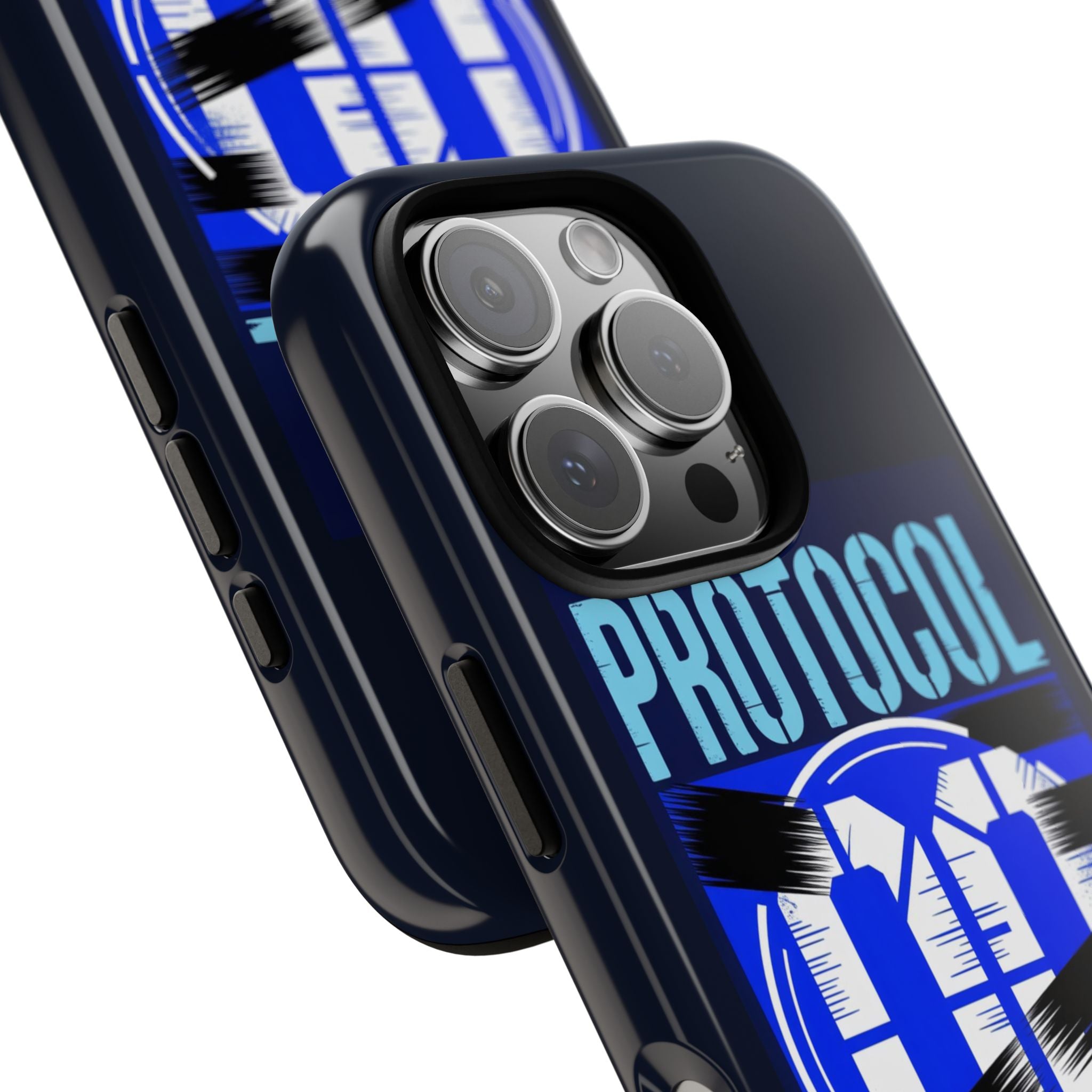 CipherCore Redacted Dual-Layer Phone Case | Digital-Era Identity Accessory