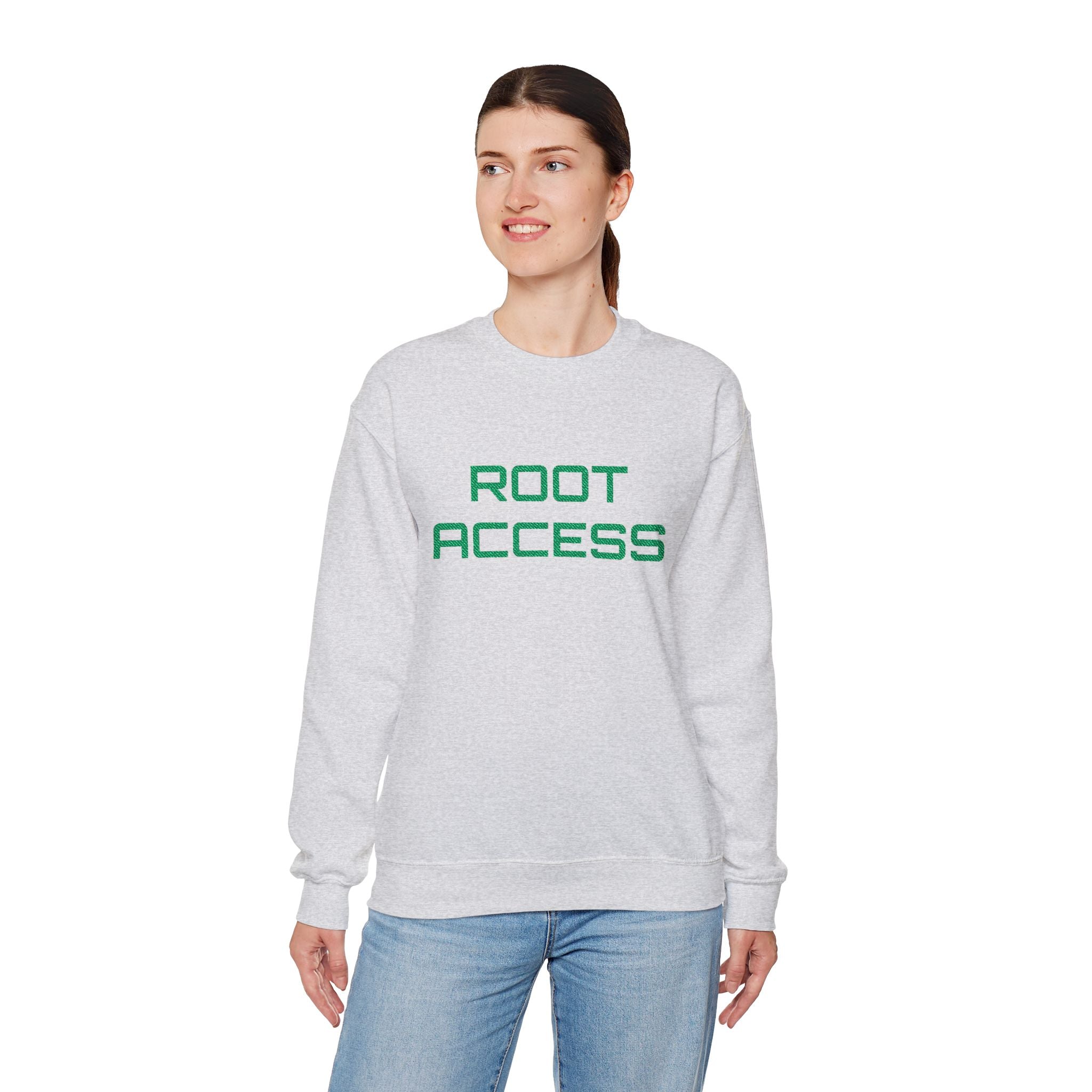 CipherCore Root Access Embroidered Sweatshirt | Digital-Era Identity Wear